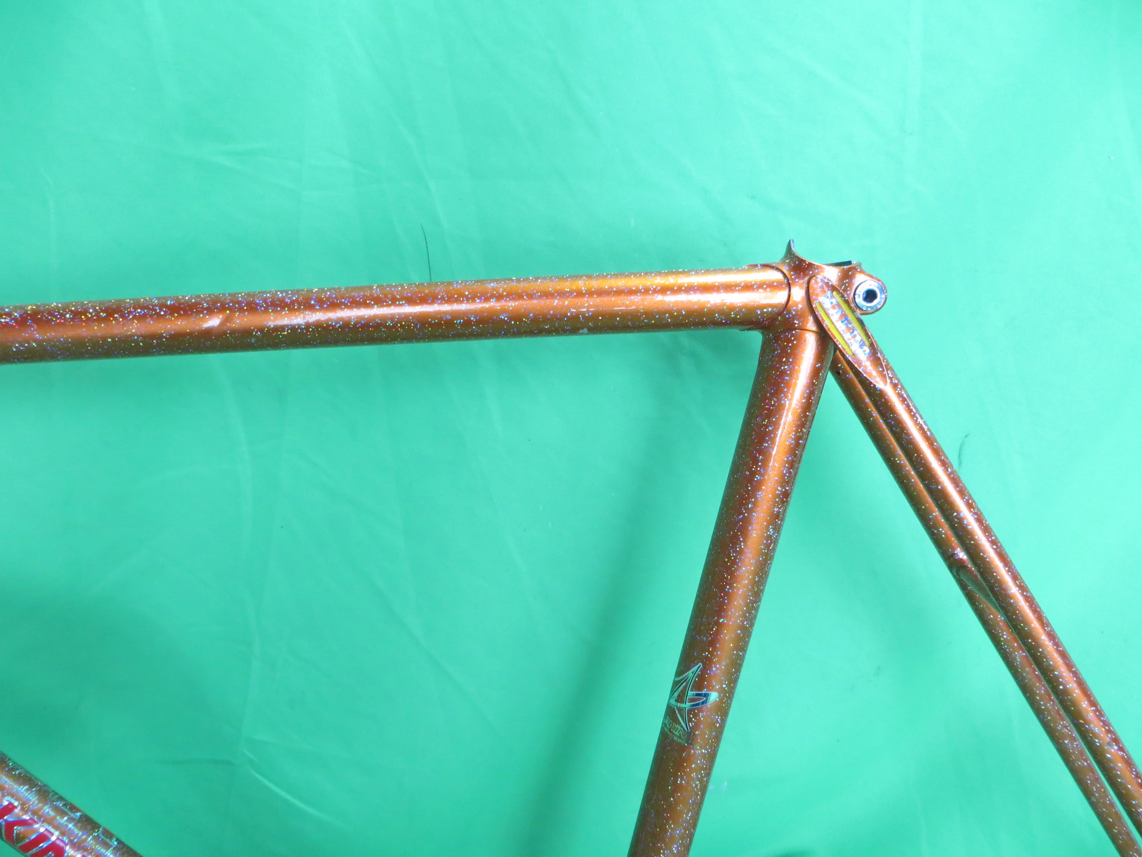 Makino // Orange Gold with Super Rainbow Flake // 53cm - Image 6