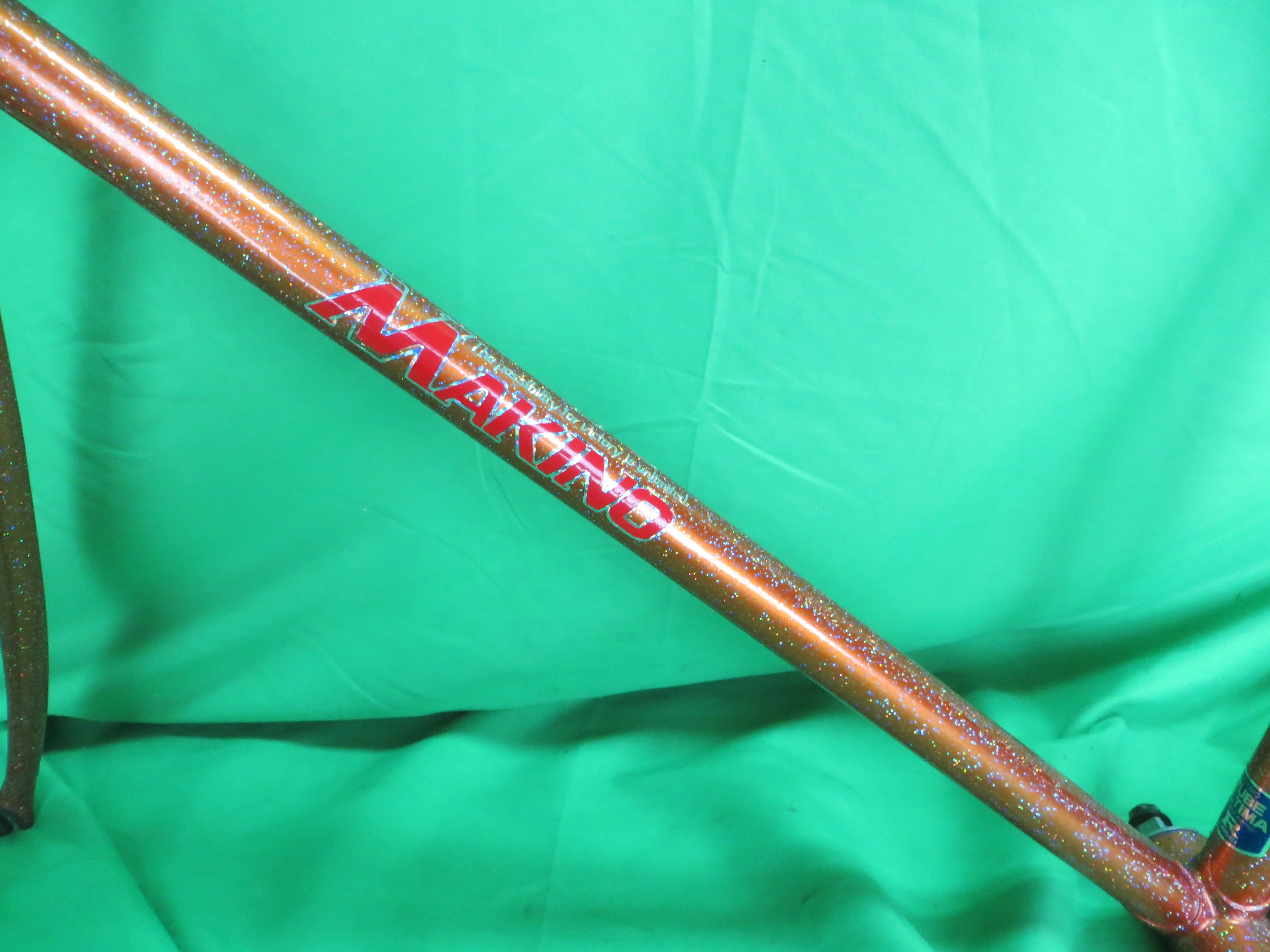 Makino // Orange Gold with Super Rainbow Flake // 53cm - Image 7
