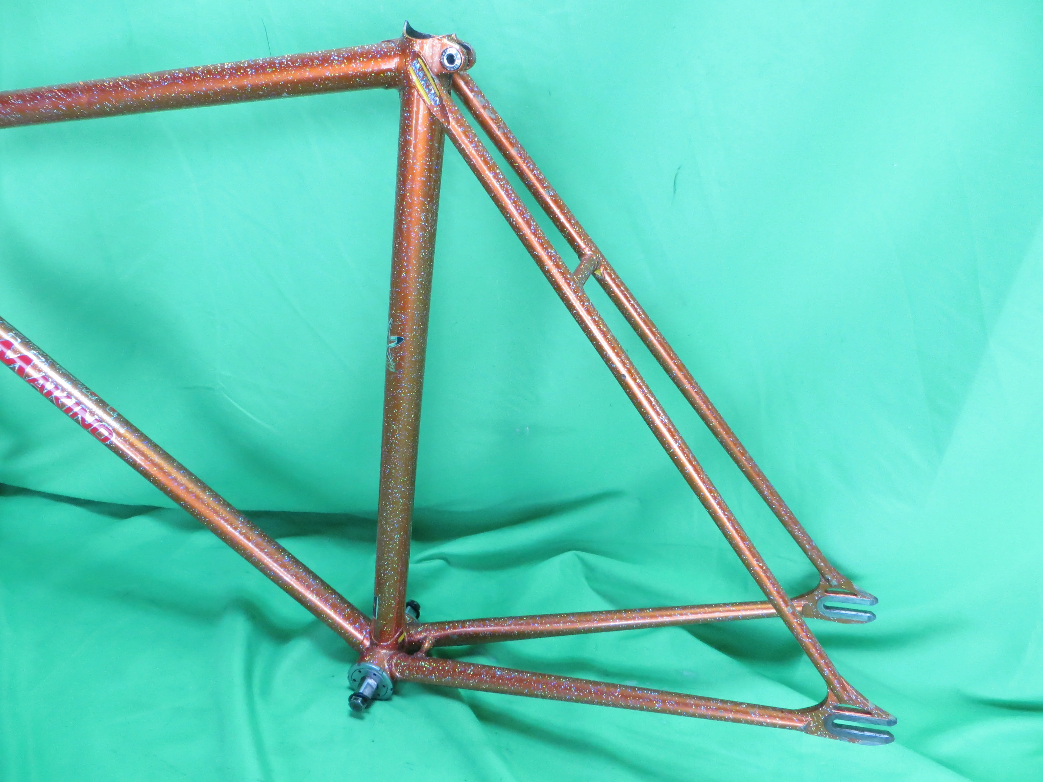 Makino // Orange Gold with Super Rainbow Flake // 53cm - Image 9
