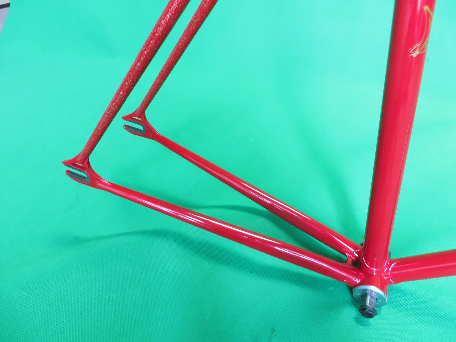 Makino // Red with gold flake // Columbus Max Fork // 53cm - Image 13