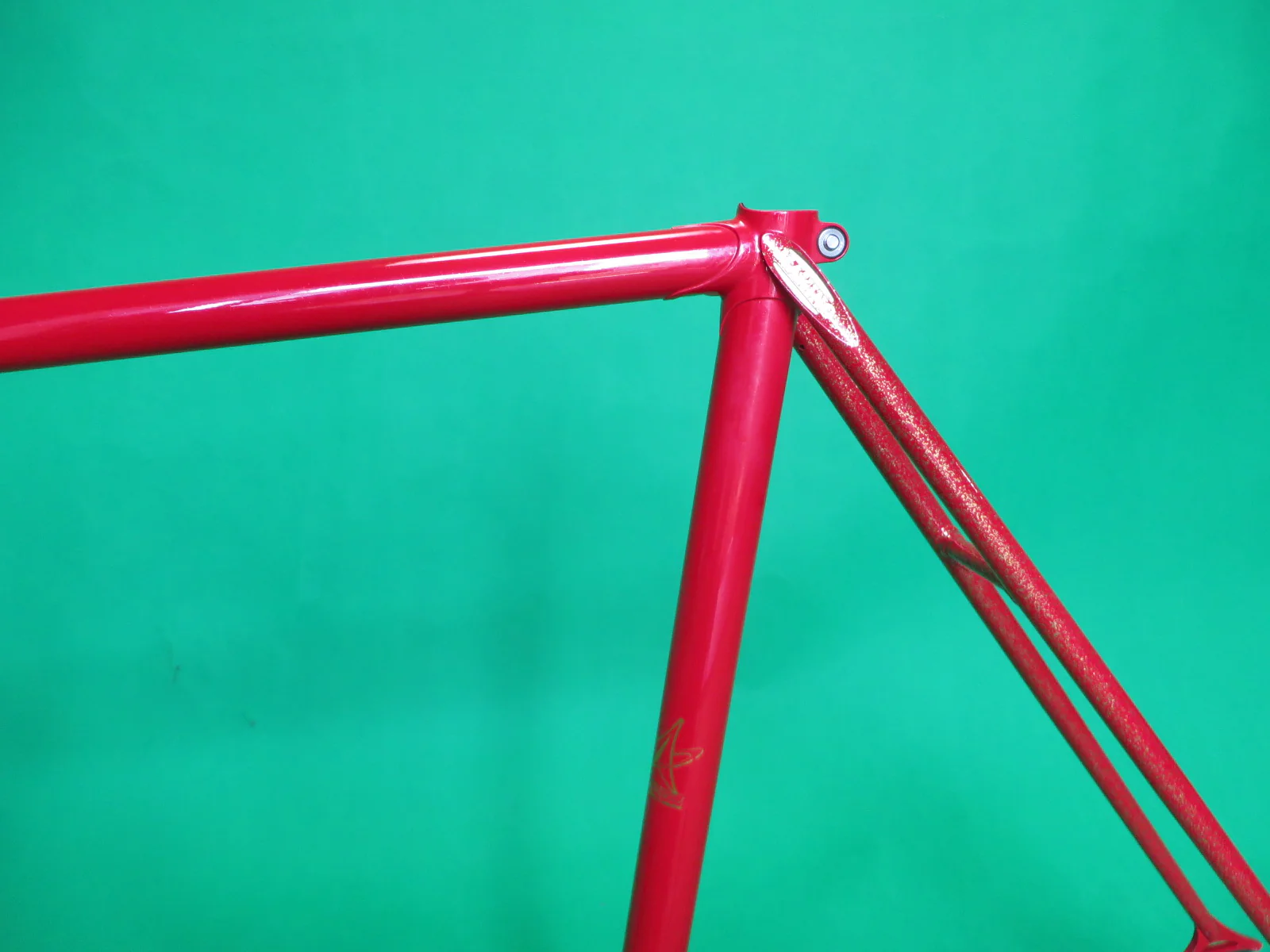 Makino // Red with gold flake // Columbus Max Fork // 53cm - Image 5