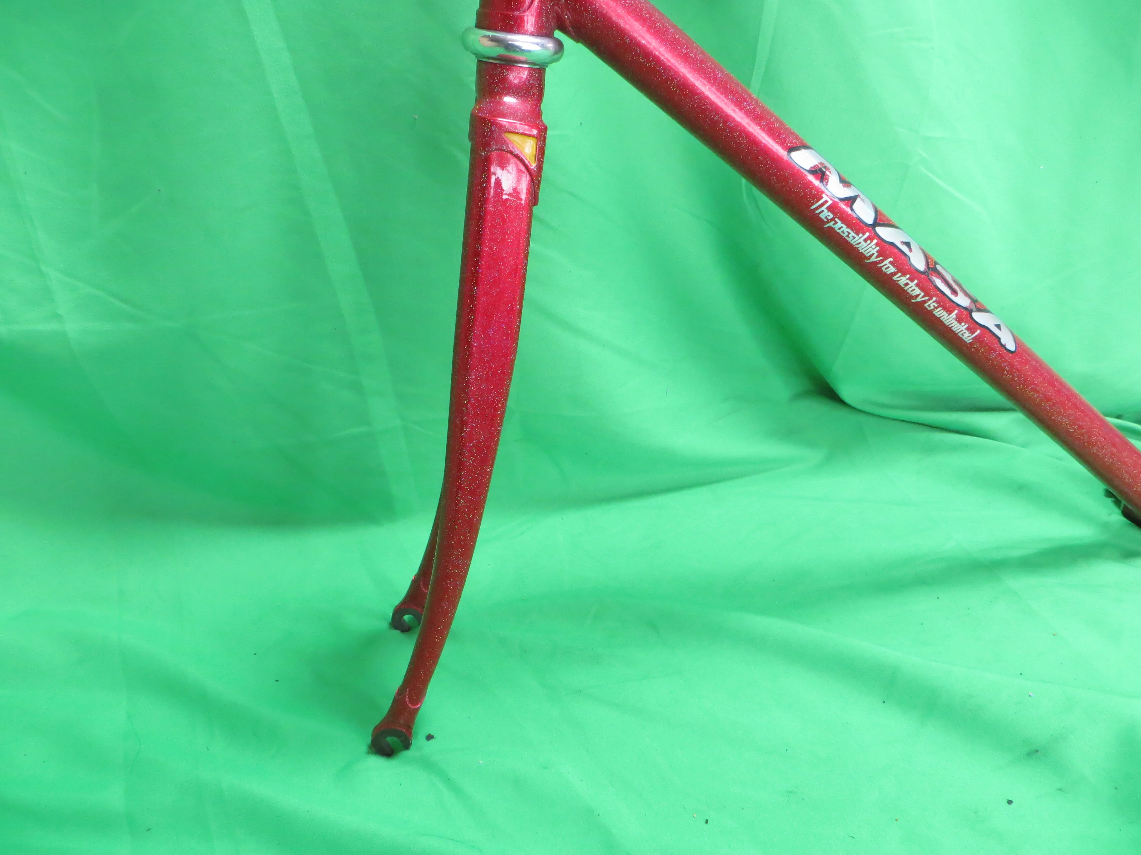 Makino Reynolds 853 // Red Metallic with Rainow Flake // 52cm /250318 - Image 3