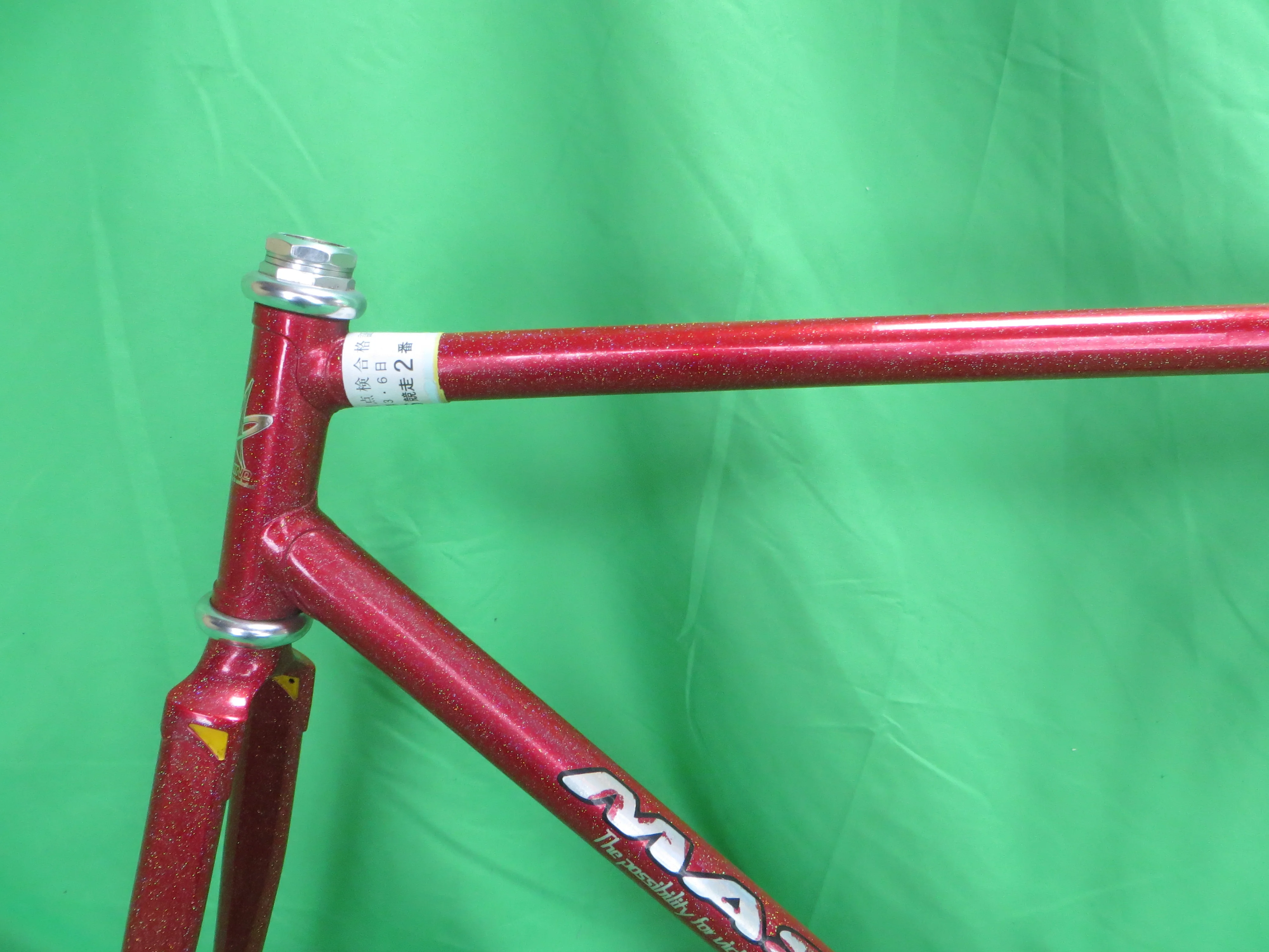 Makino Reynolds 853 // Red Metallic with Rainow Flake // 52cm /250318 - Image 4