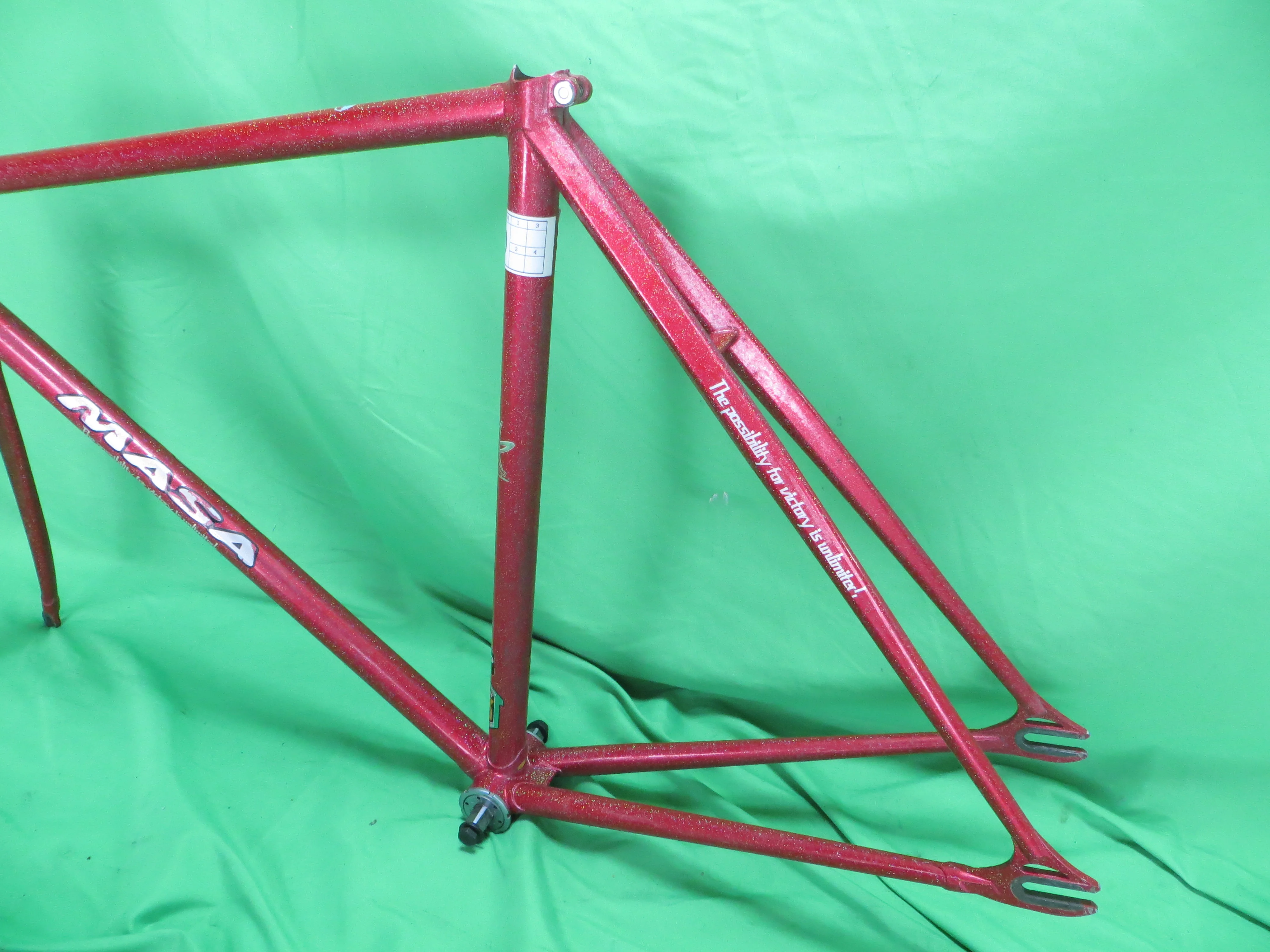 Makino Reynolds 853 // Red Metallic with Rainow Flake // 52cm /250318 - Image 9