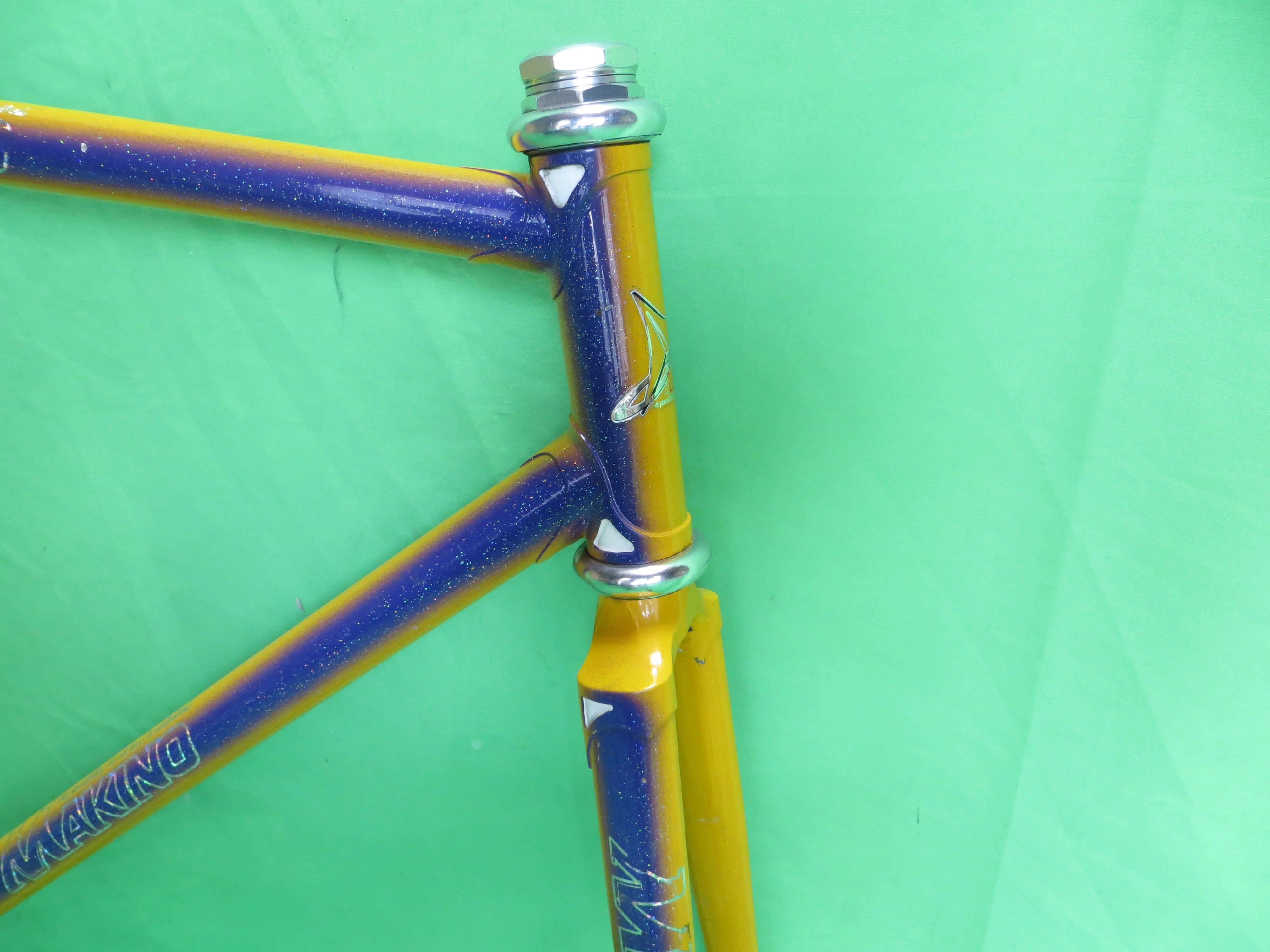 Makino // Yellow Purple Fade with Rainbow Flake // 53cm - Image 10