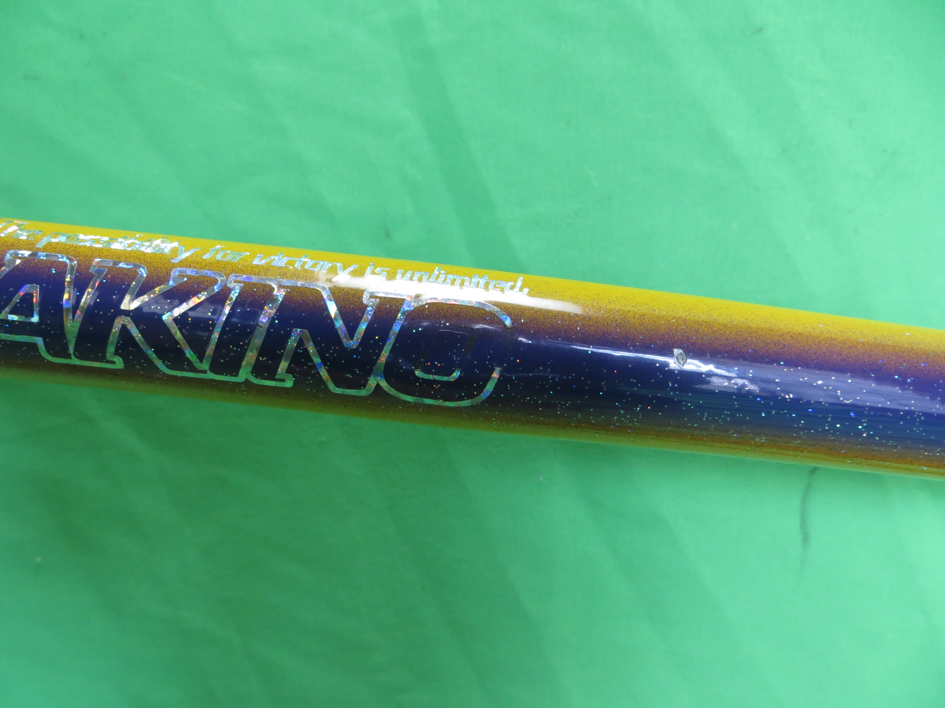 Makino // Yellow Purple Fade with Rainbow Flake // 53cm - Image 13