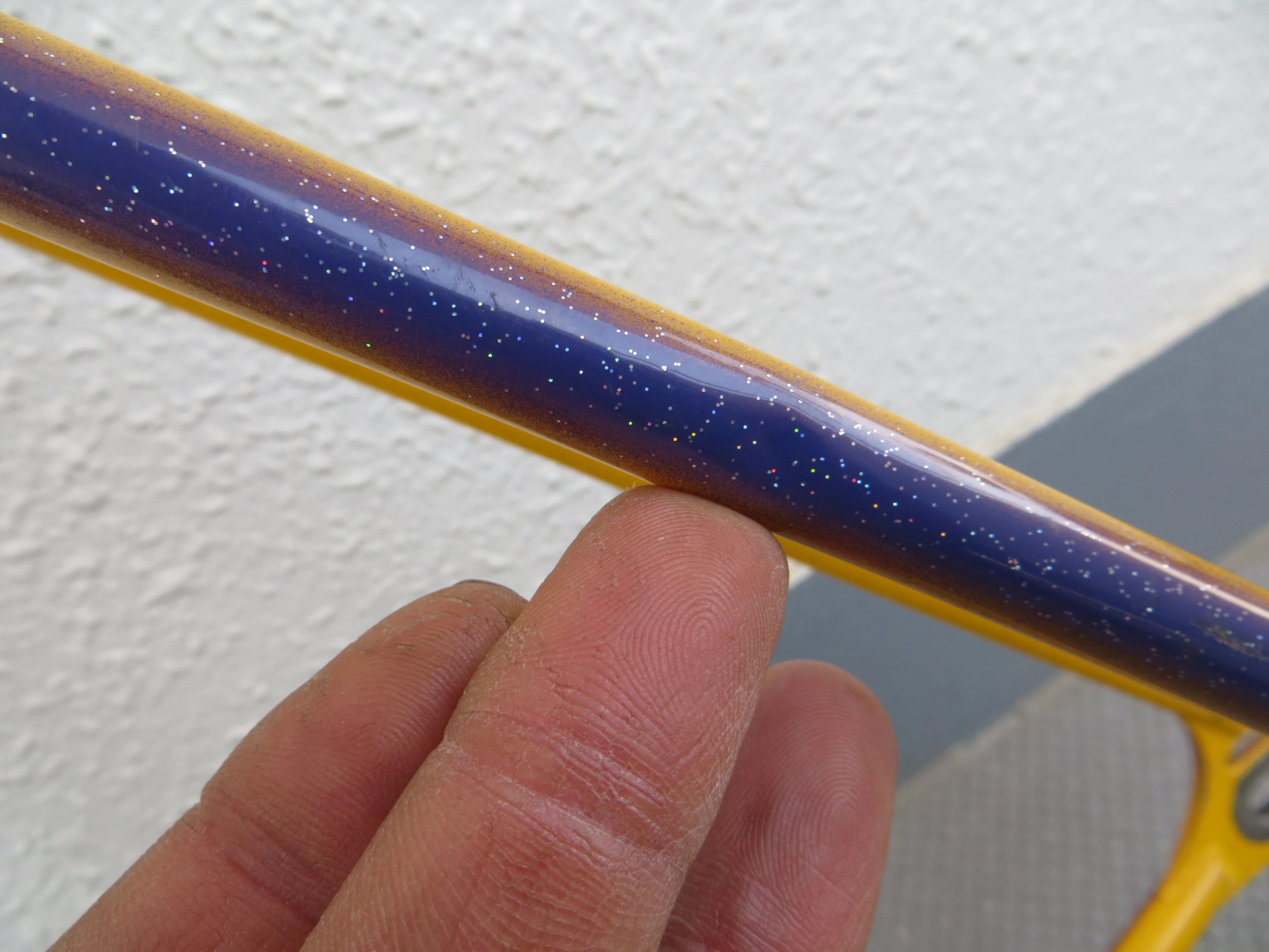 Makino // Yellow Purple Fade with Rainbow Flake // 53cm - Image 19