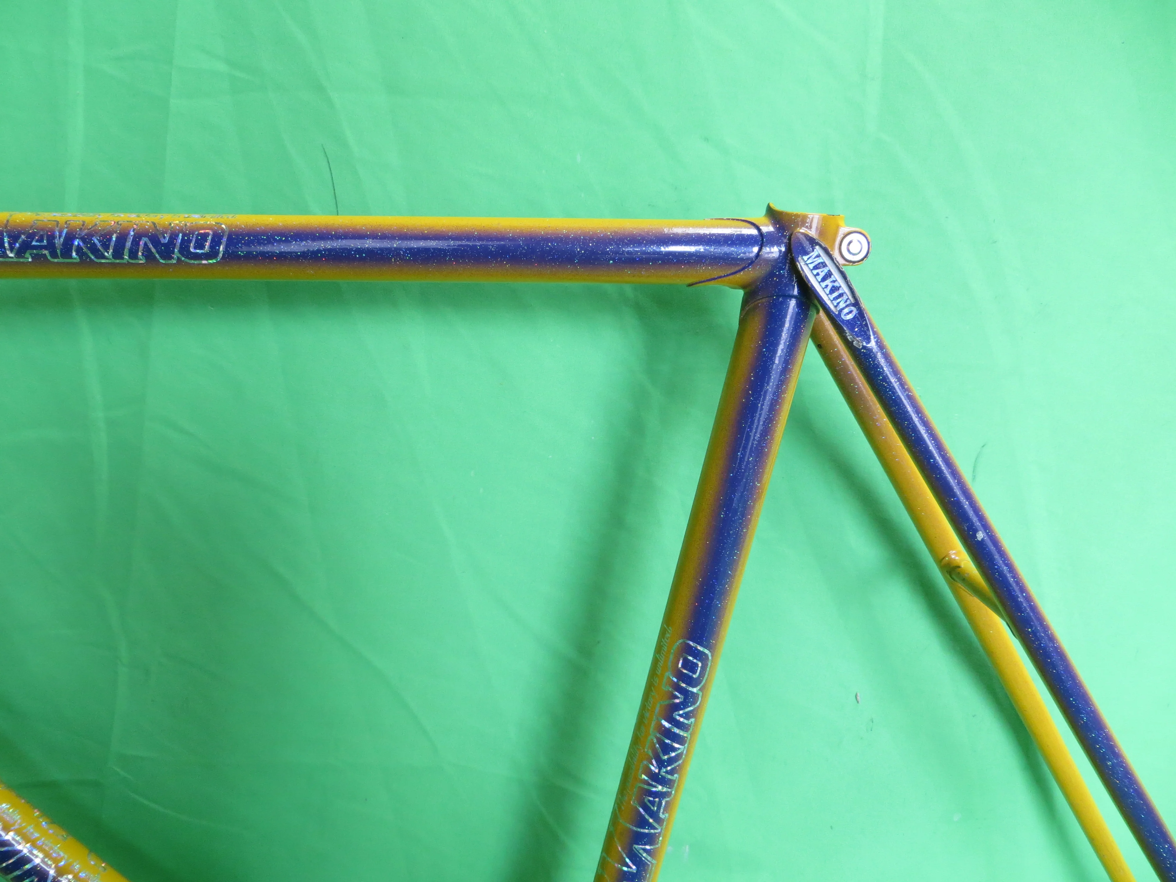 Makino // Yellow Purple Fade with Rainbow Flake // 53cm - Image 6