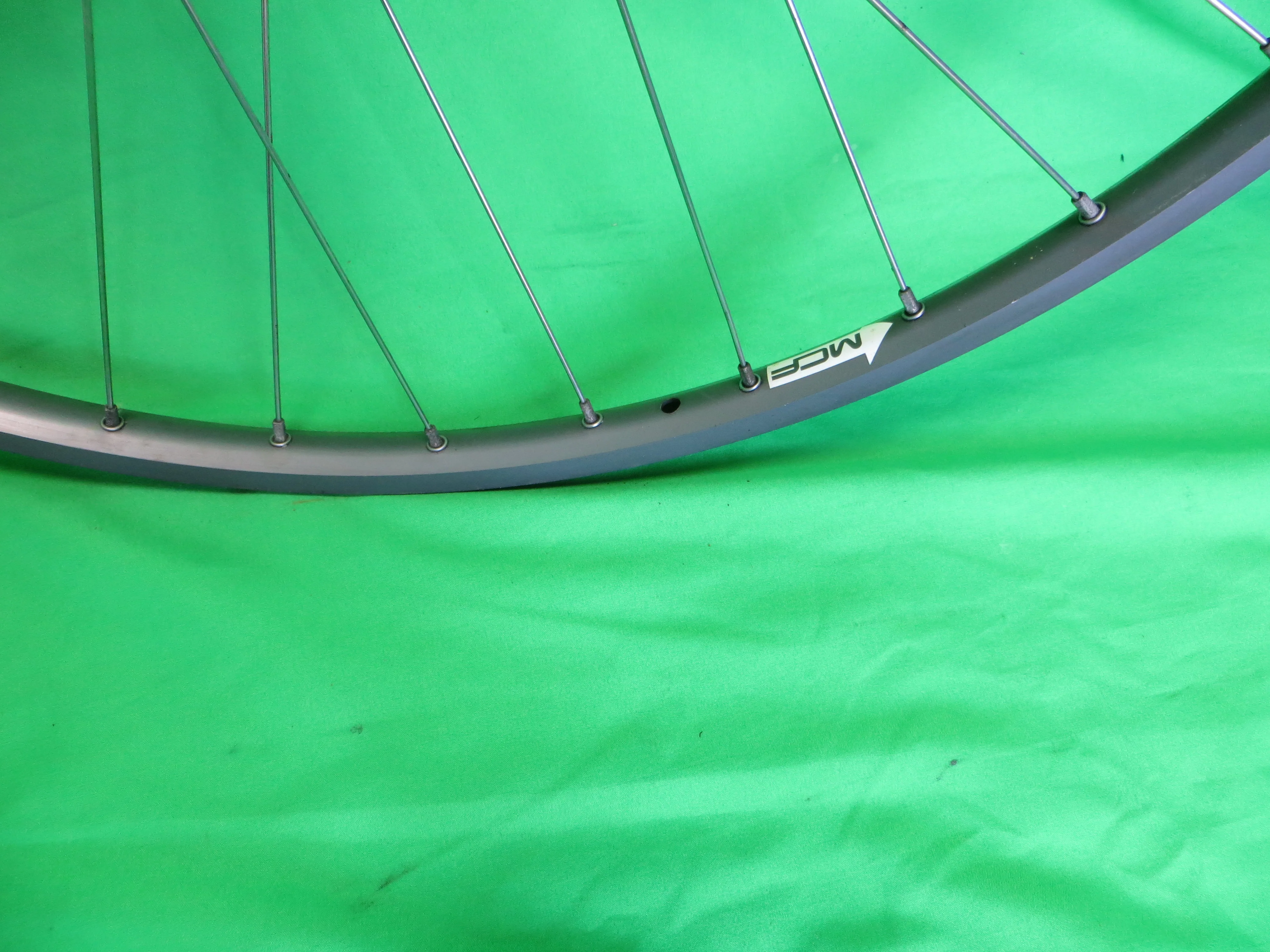 Mavic Reflex 700c Tubular 36H rim, Suzue Pro Max NJS 100mm/9mm Front Hub Built by Makino (24120105) - Image 3