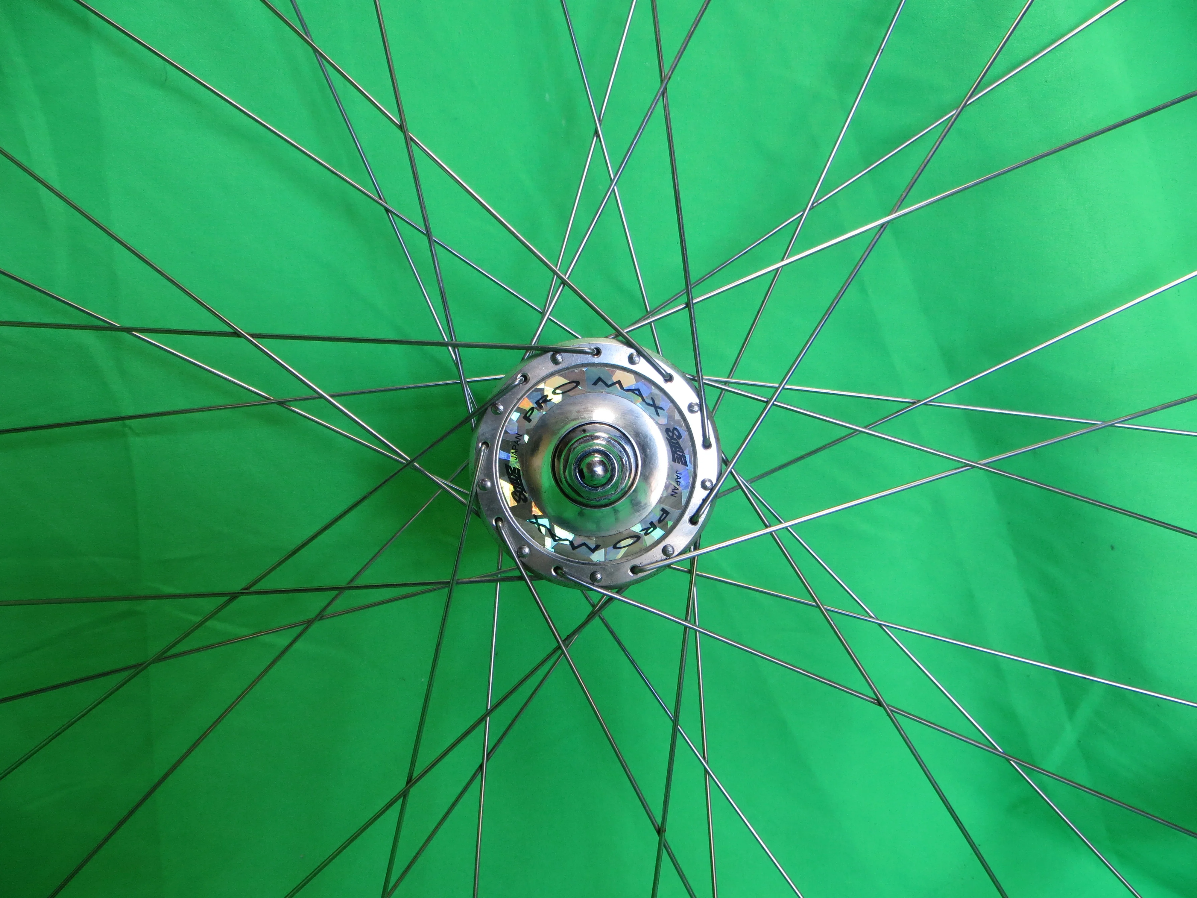 Mavic Reflex 700c Tubular 36H rim, Suzue Pro Max NJS 100mm/9mm Front Hub Built by Makino (24120105) - Image 5