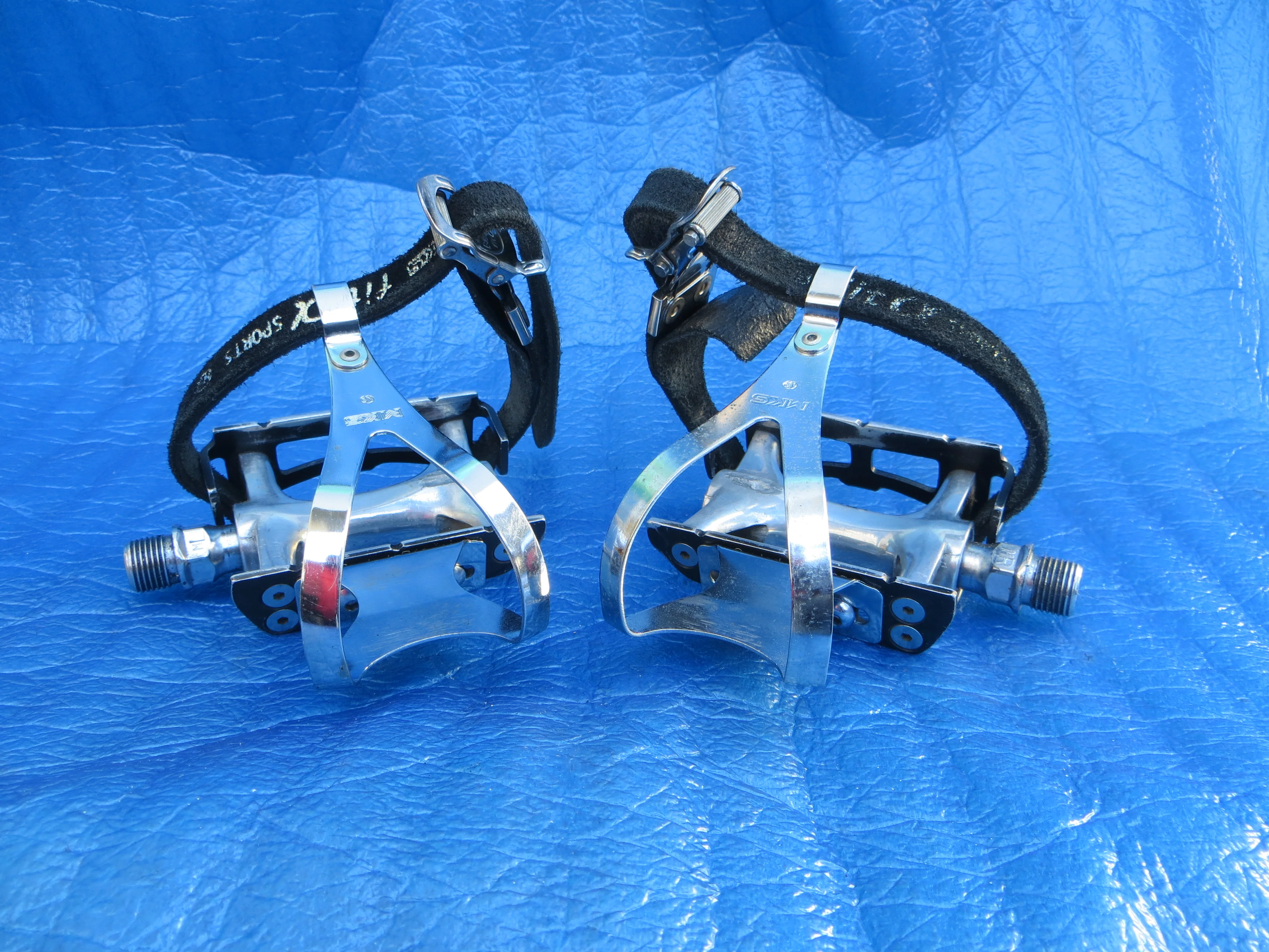 MKS Custom Nuevo NJS Pedals , MKS NJS S-size Steel Clips and MKS Fit-alfa NJS Toe Straps (25120111) - Image 2