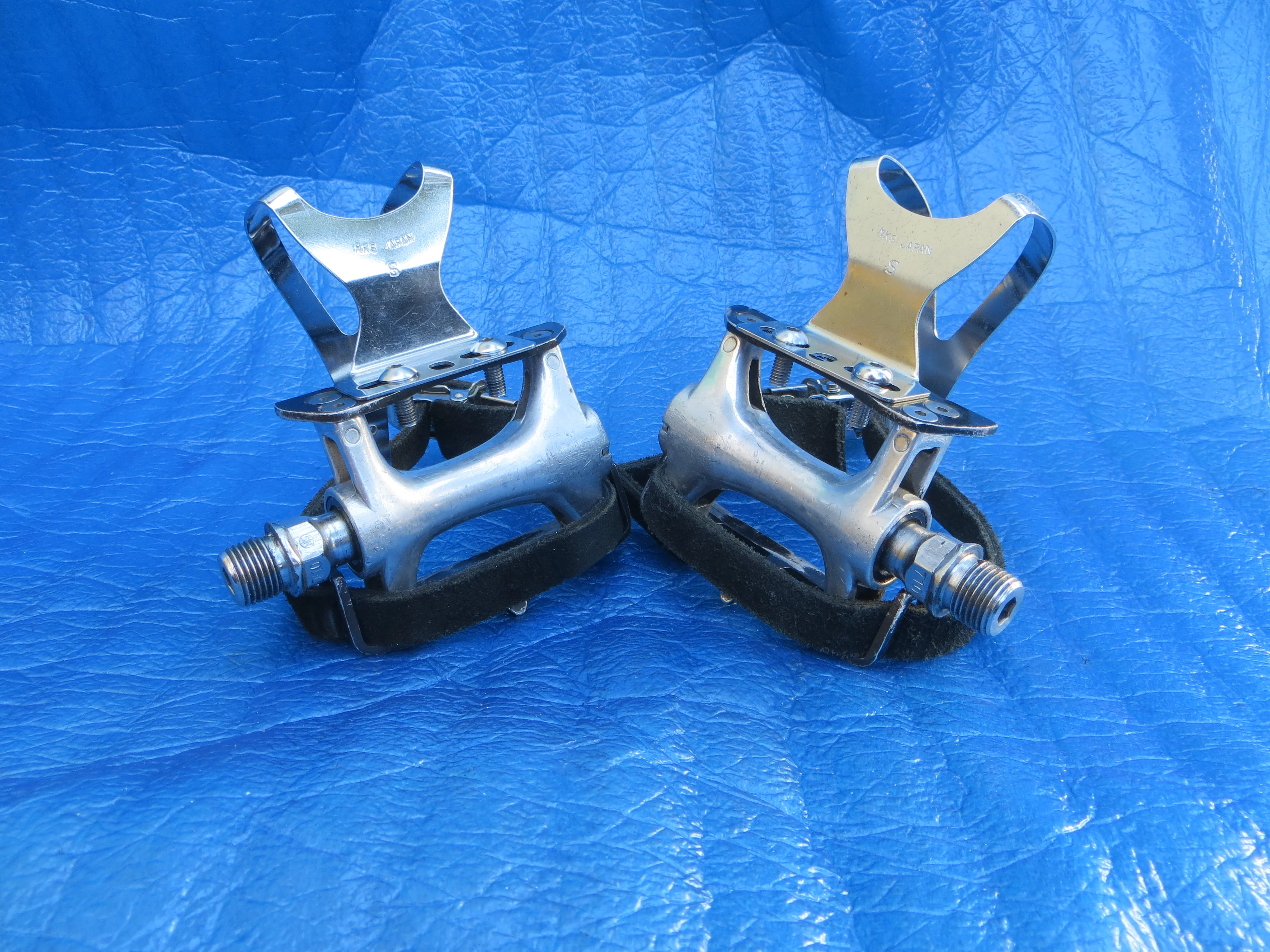 MKS Custom Nuevo NJS Pedals , MKS NJS S-size Steel Clips and MKS Fit-alfa NJS Toe Straps (25120111) - Image 3