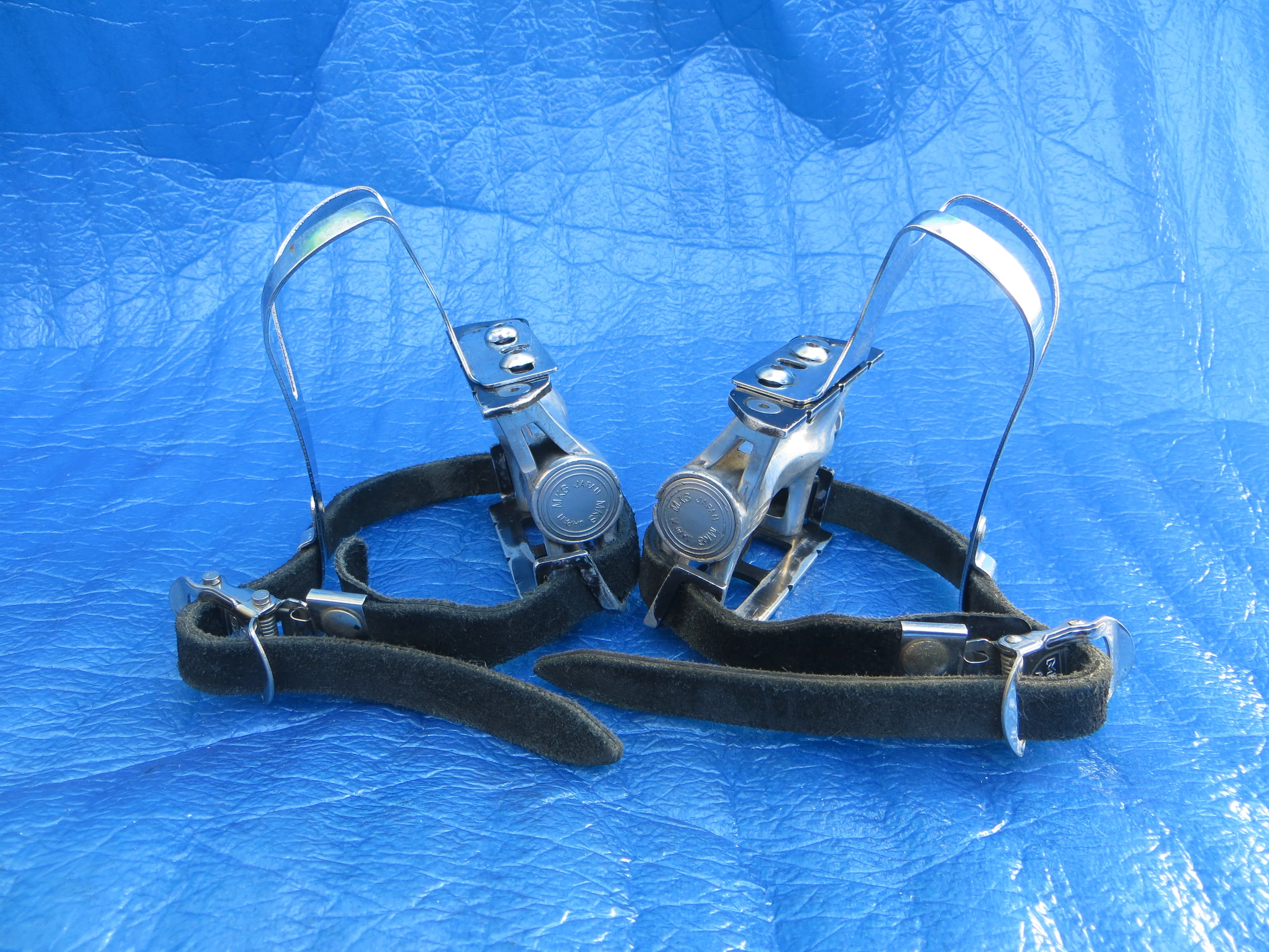 MKS Custom Nuevo NJS Pedals , MKS NJS S-size Steel Clips and MKS Fit-alfa NJS Toe Straps (25120111) - Image 4
