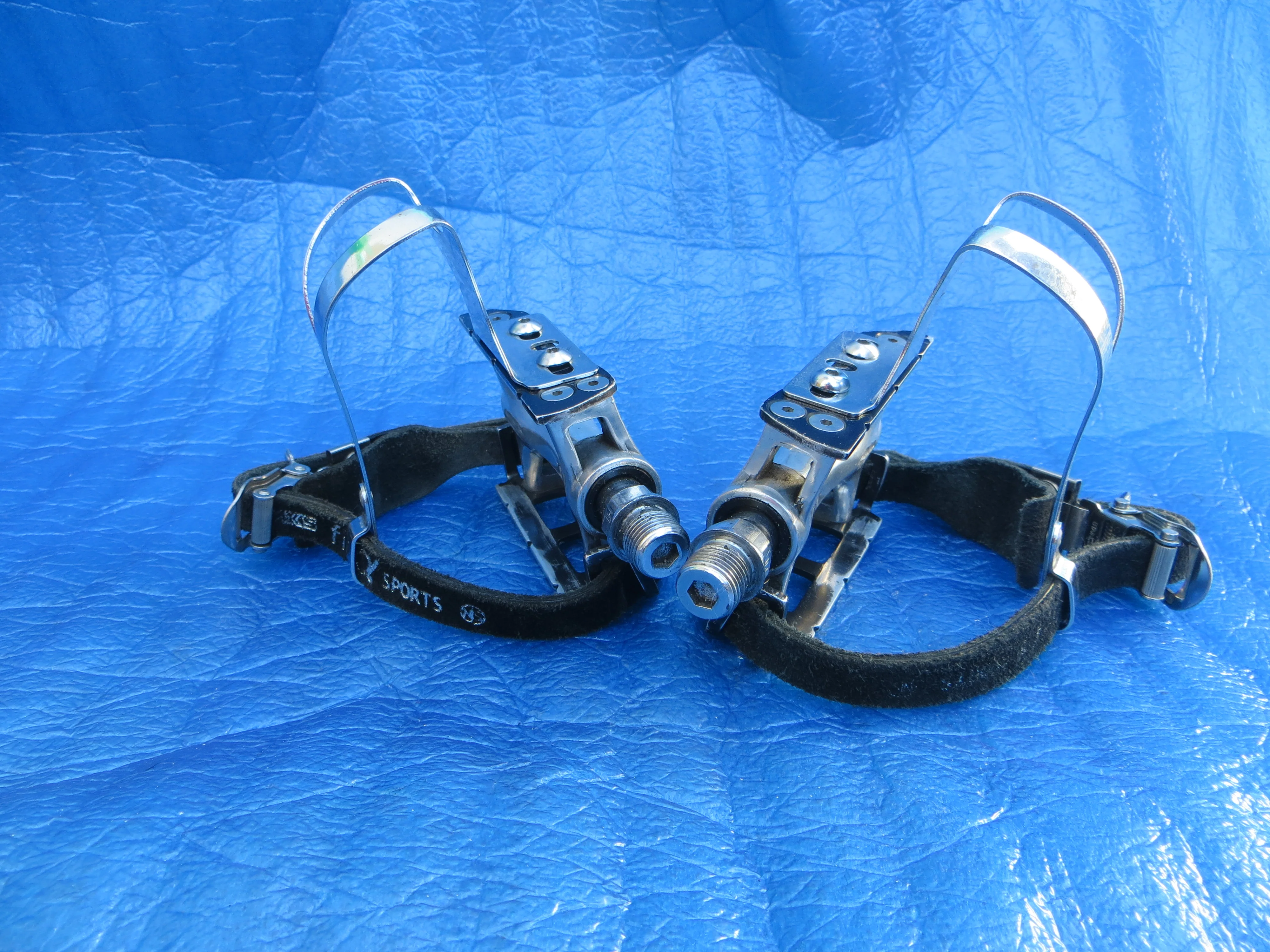 MKS Custom Nuevo NJS Pedals , MKS NJS S-size Steel Clips and MKS Fit-alfa NJS Toe Straps (25120111) - Image 5