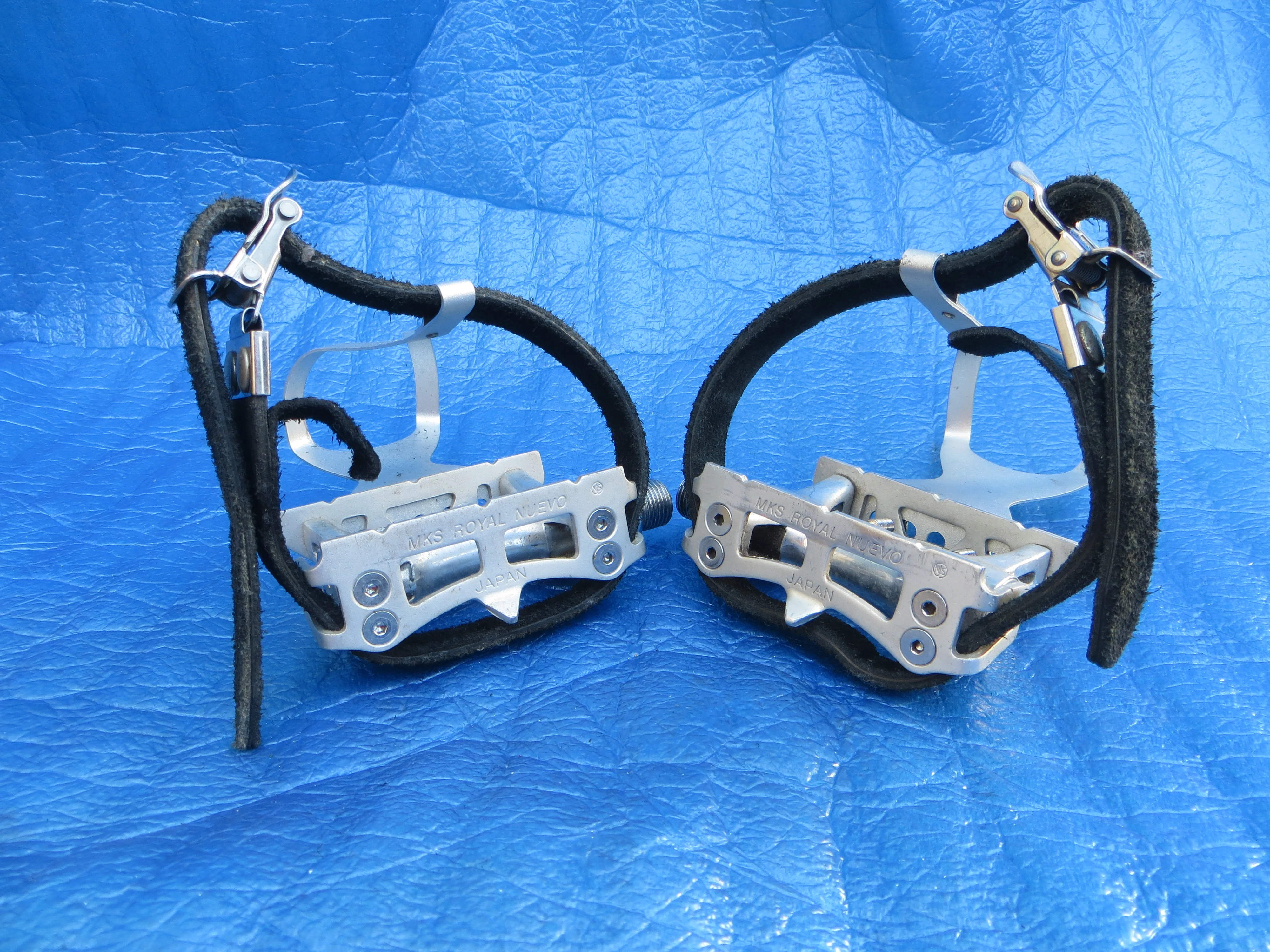 MKS Royal Nuevo NJS Pedals , MKS AA S-size NJS Clips and MKS Fit-α Sports NJS Toe Straps (25120114)