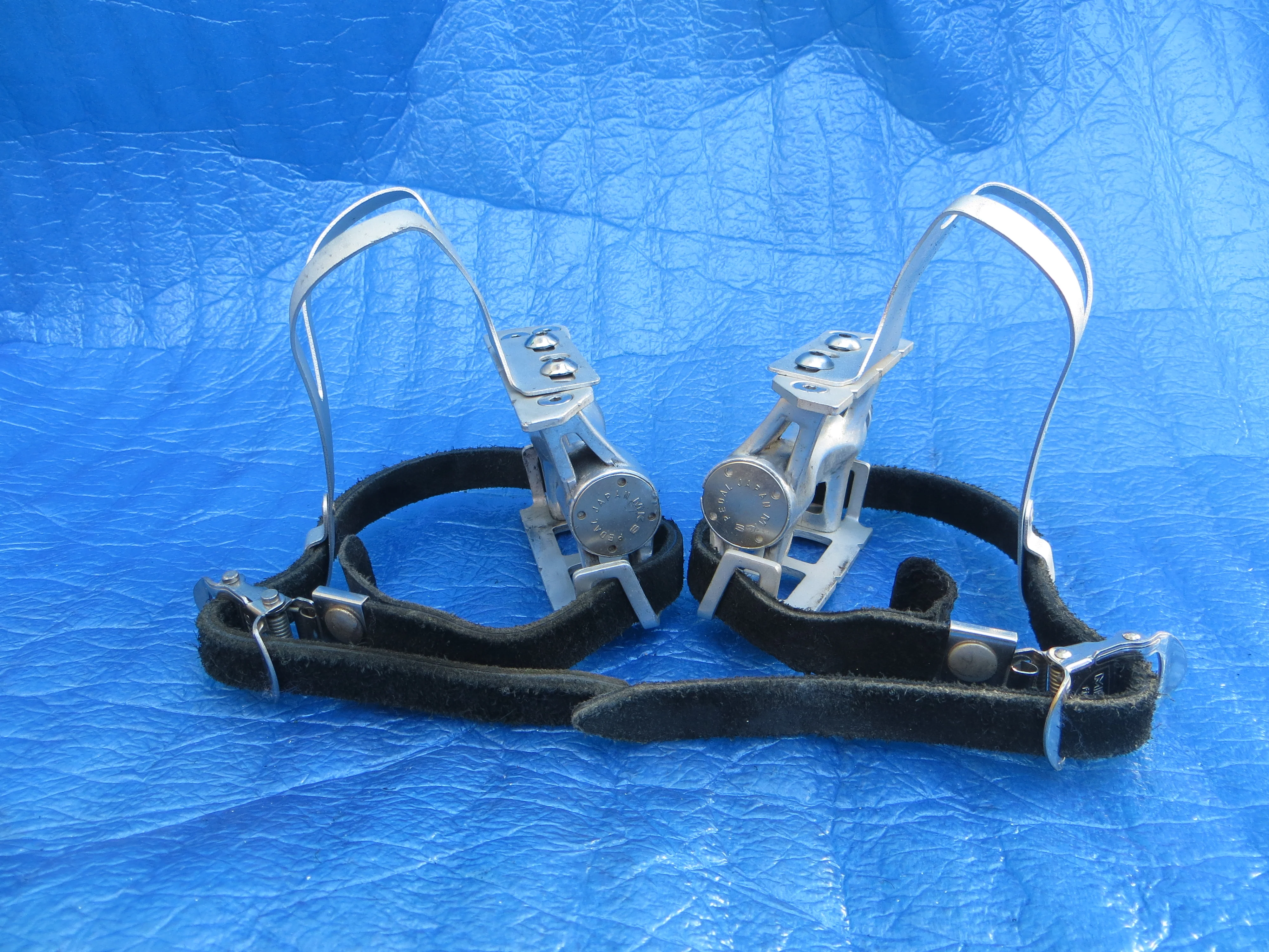 MKS Royal Nuevo NJS Pedals , MKS AA S-size NJS Clips and MKS Fit-α Sports NJS Toe Straps (25120114) - Image 4
