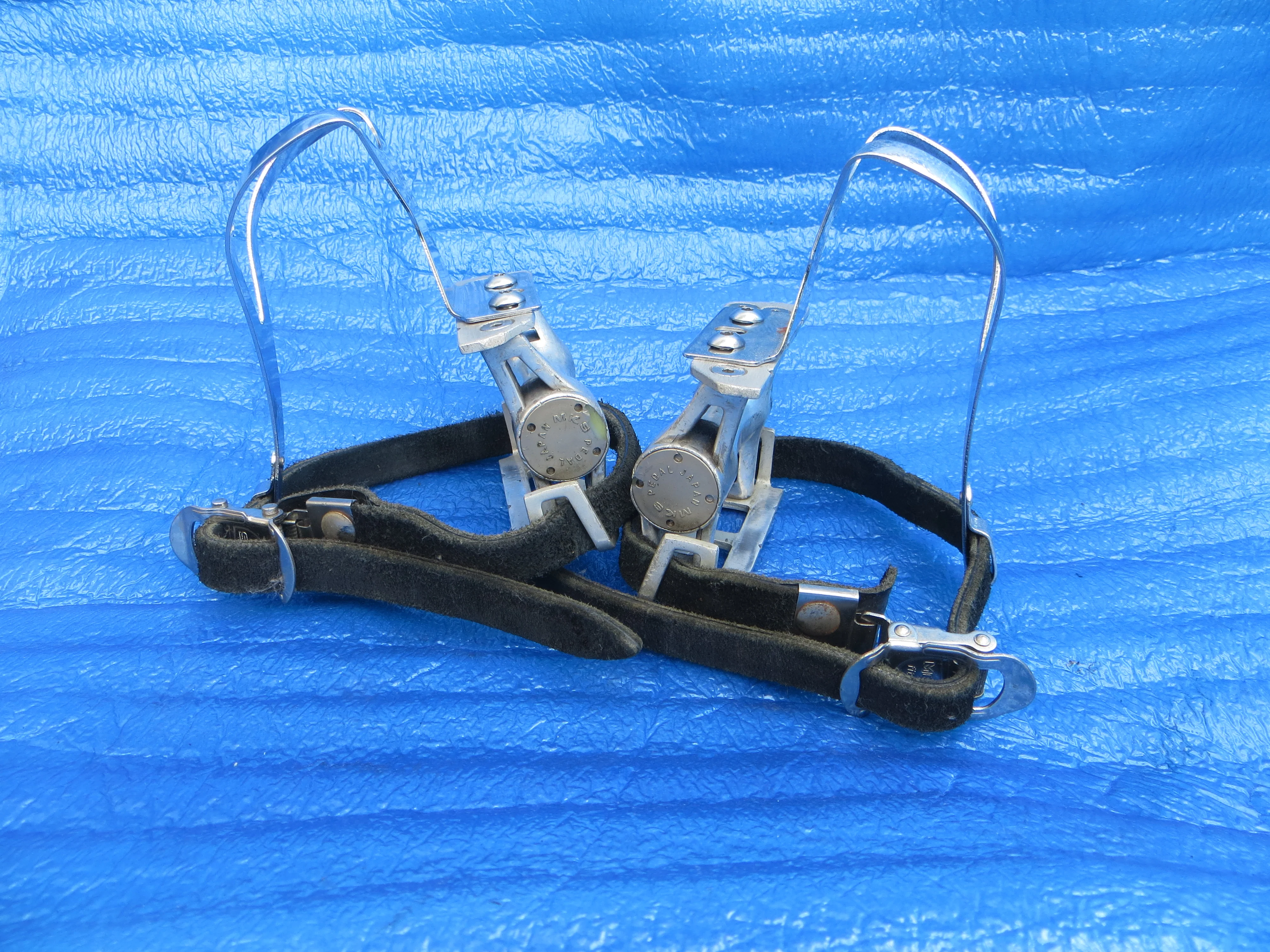 MKS Royal Nuevo NJS Pedals , MKS NJS M-size Steel Clips and MKS Fit-α Sports NJS Toe Straps (26022403) - Image 4