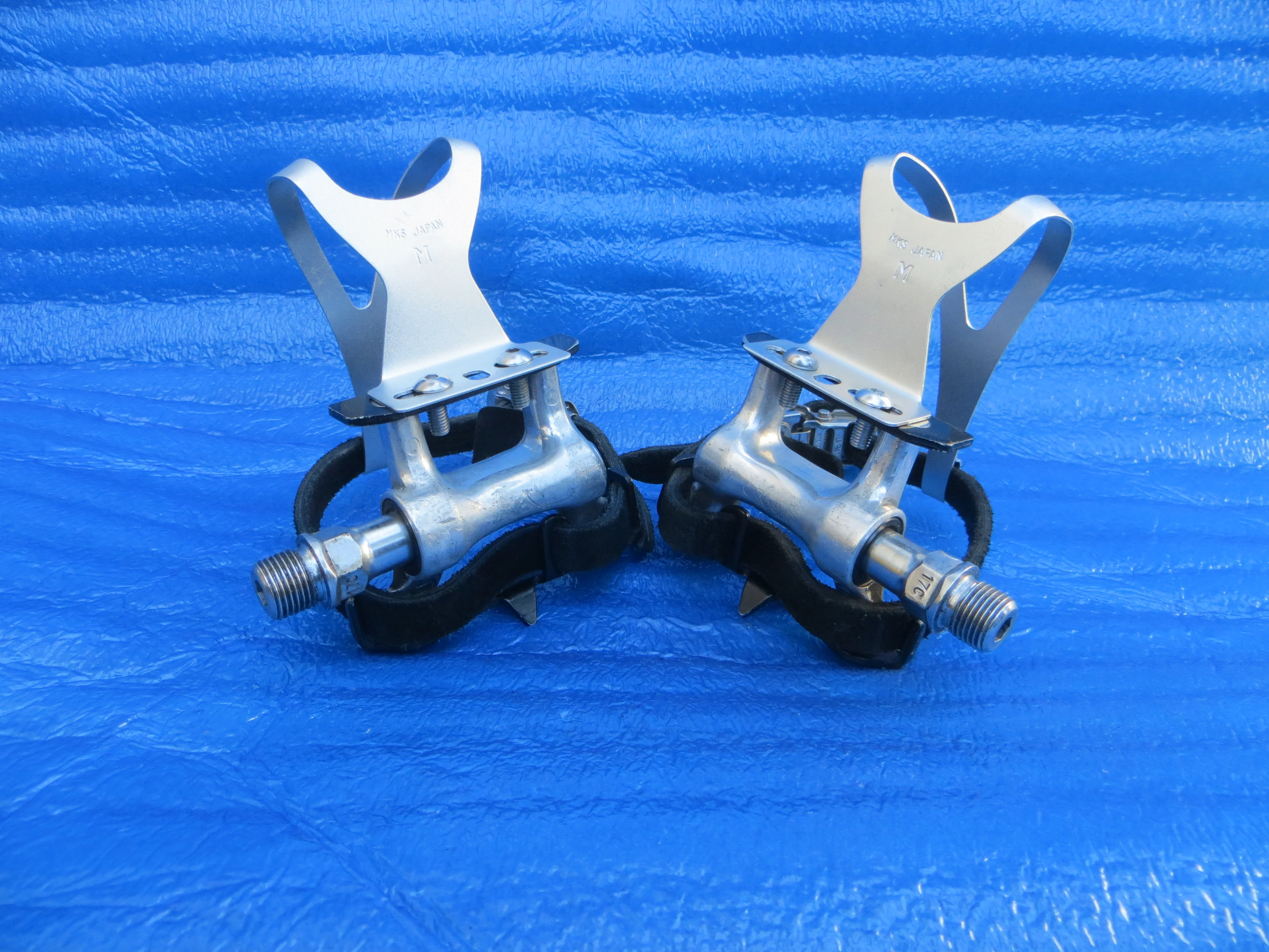 MKS RX-1 NJS Pedals , MKS AA M-size NJS Clips and MKS Fit-α Sports NJS Toe Straps (26011308) - Image 3