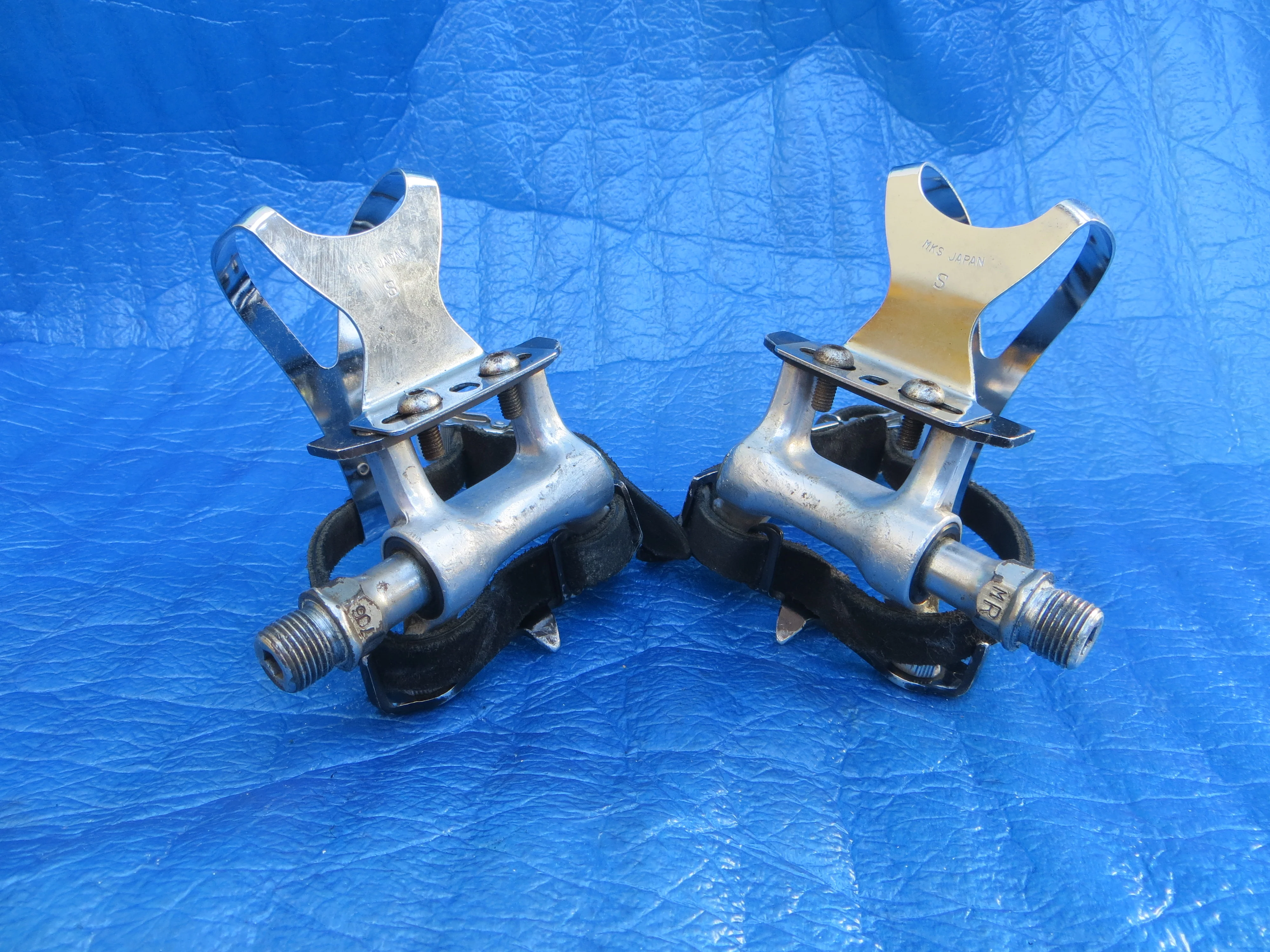 MKS RX-1 NJS Pedals , MKS Steel S-size NJS Clips and MKS Fit-α Sports NJS Toe Straps (25120113) - Image 3