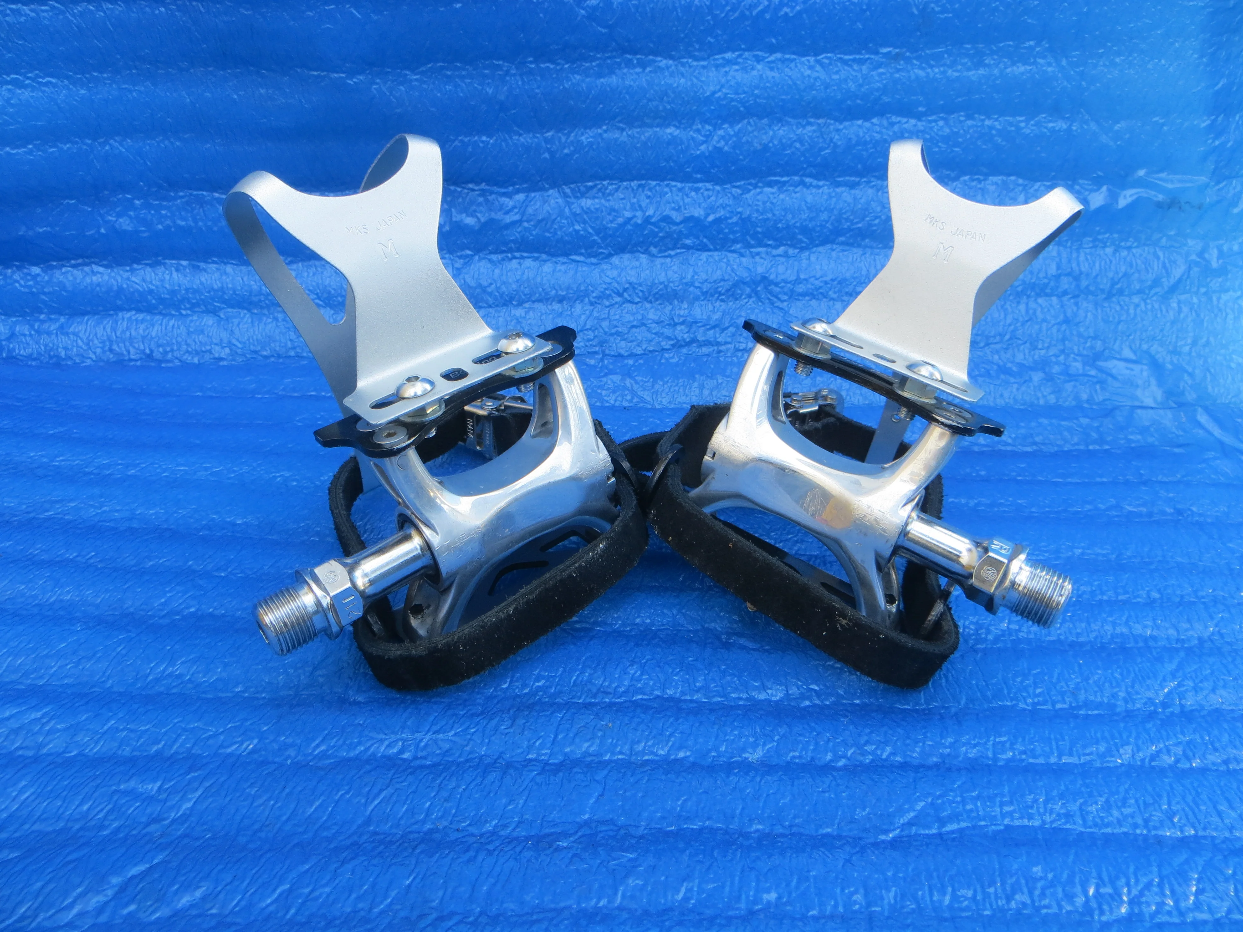 MKS Supreme NJS Pedals , MKS AA M-size NJS Clips and MKS Fit-α Sports NJS Toe Straps (26022317) - Image 3