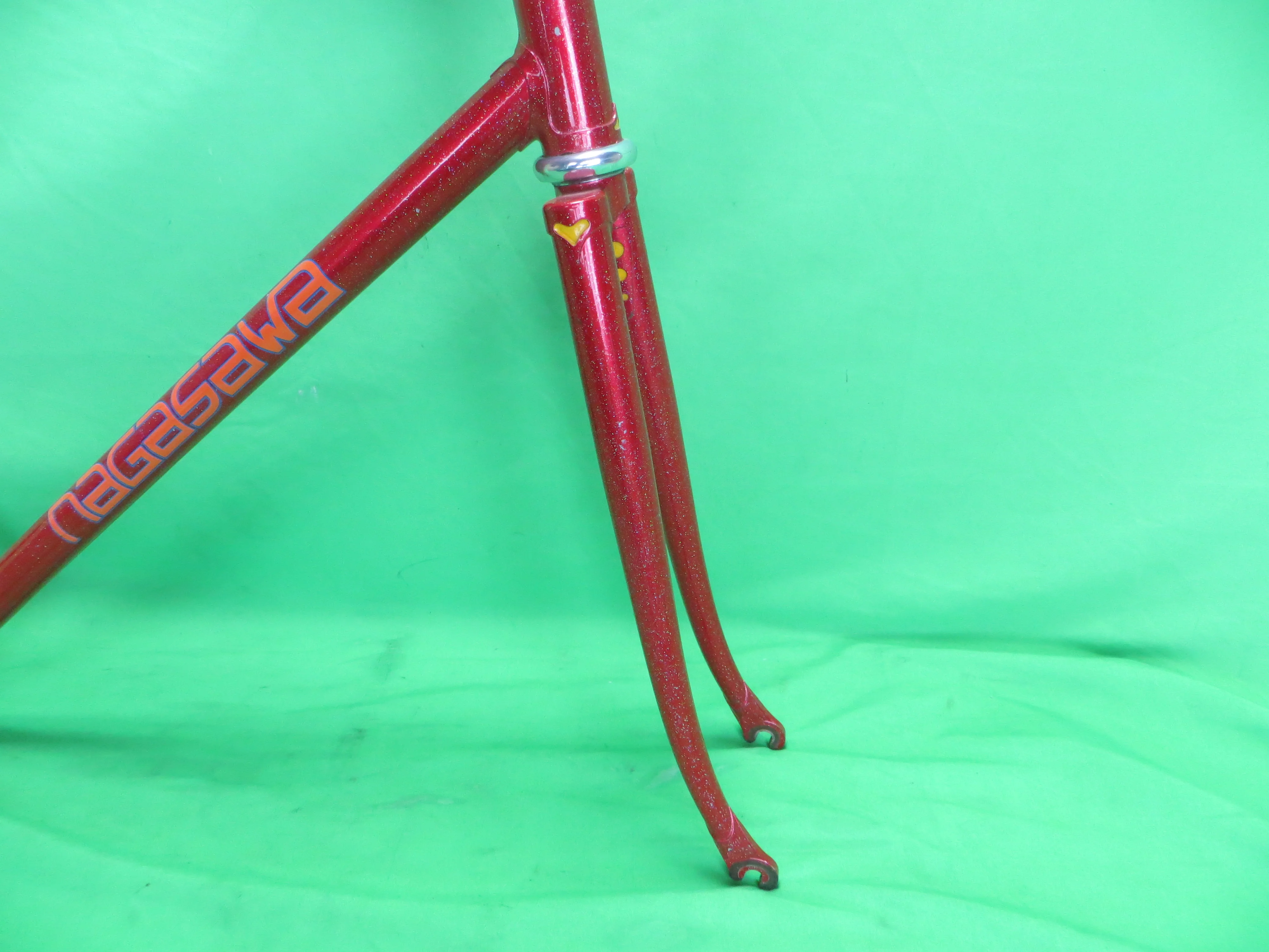 Nagasawa // Red Metallic with rainbow flake // 54.5cm #2 - Image 10