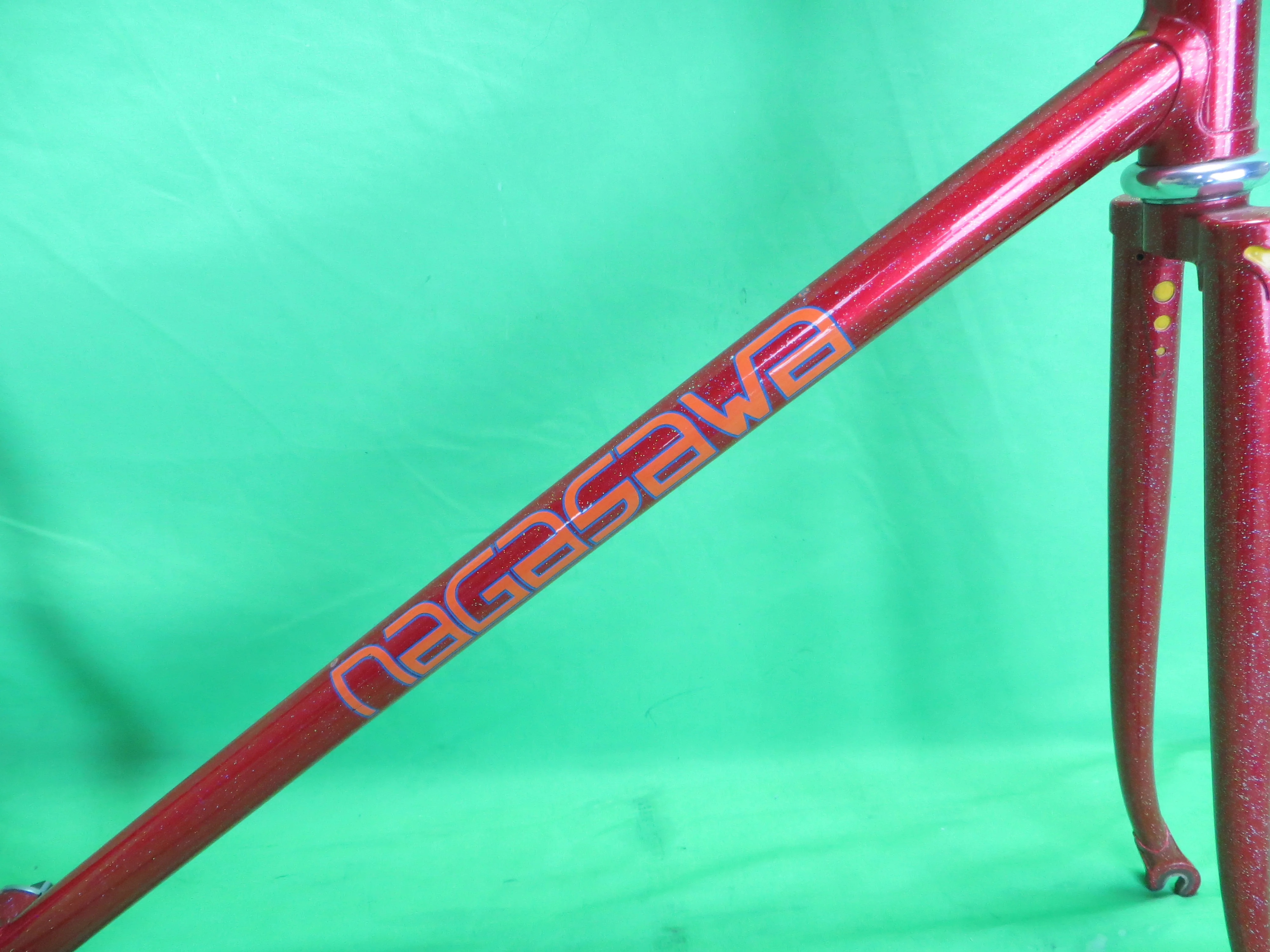 Nagasawa // Red Metallic with rainbow flake // 54.5cm #2 - Image 13