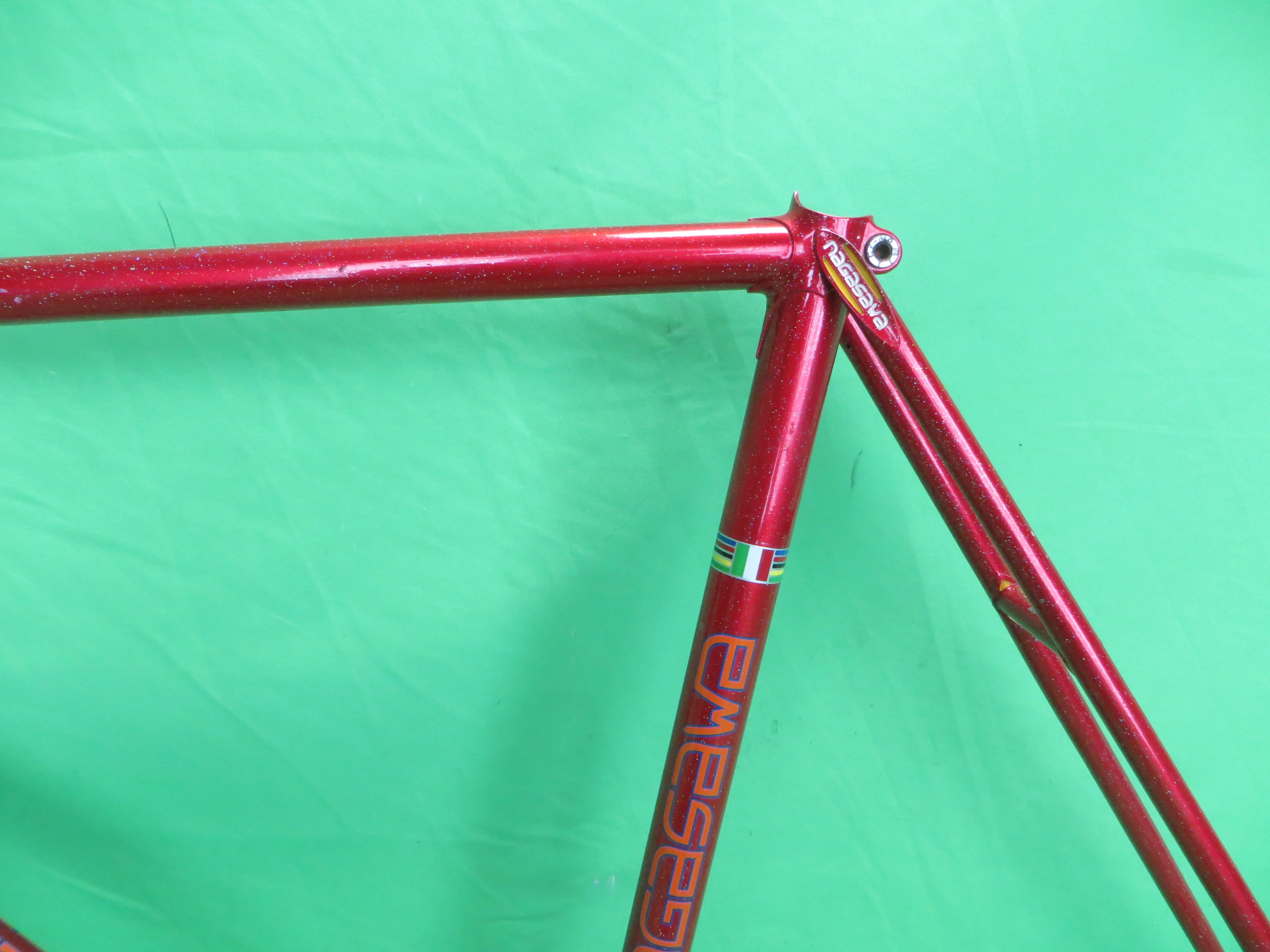 Nagasawa // Red Metallic with rainbow flake // 54.5cm #2 - Image 5