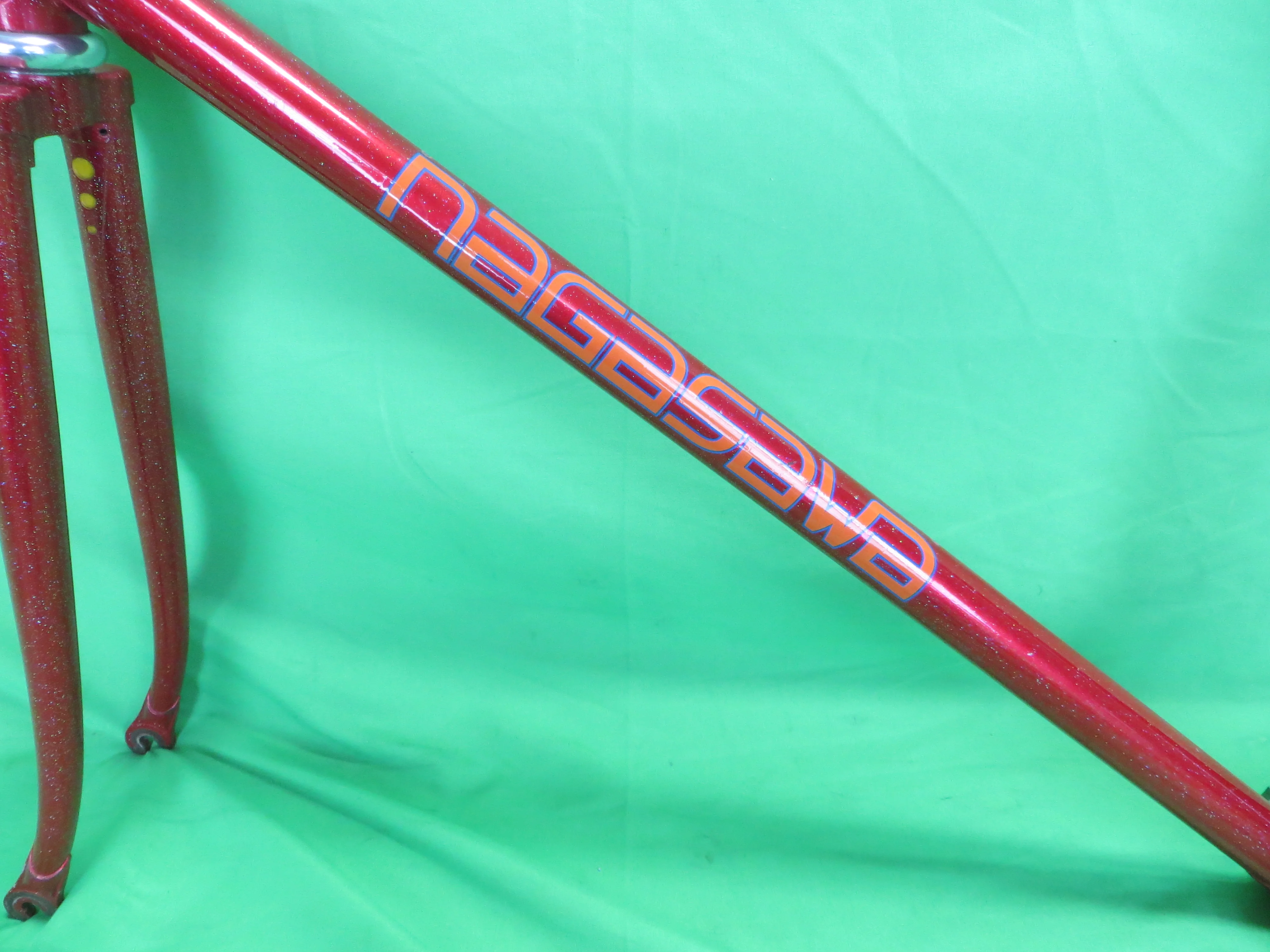 Nagasawa // Red Metallic with rainbow flake // 54.5cm #2 - Image 6