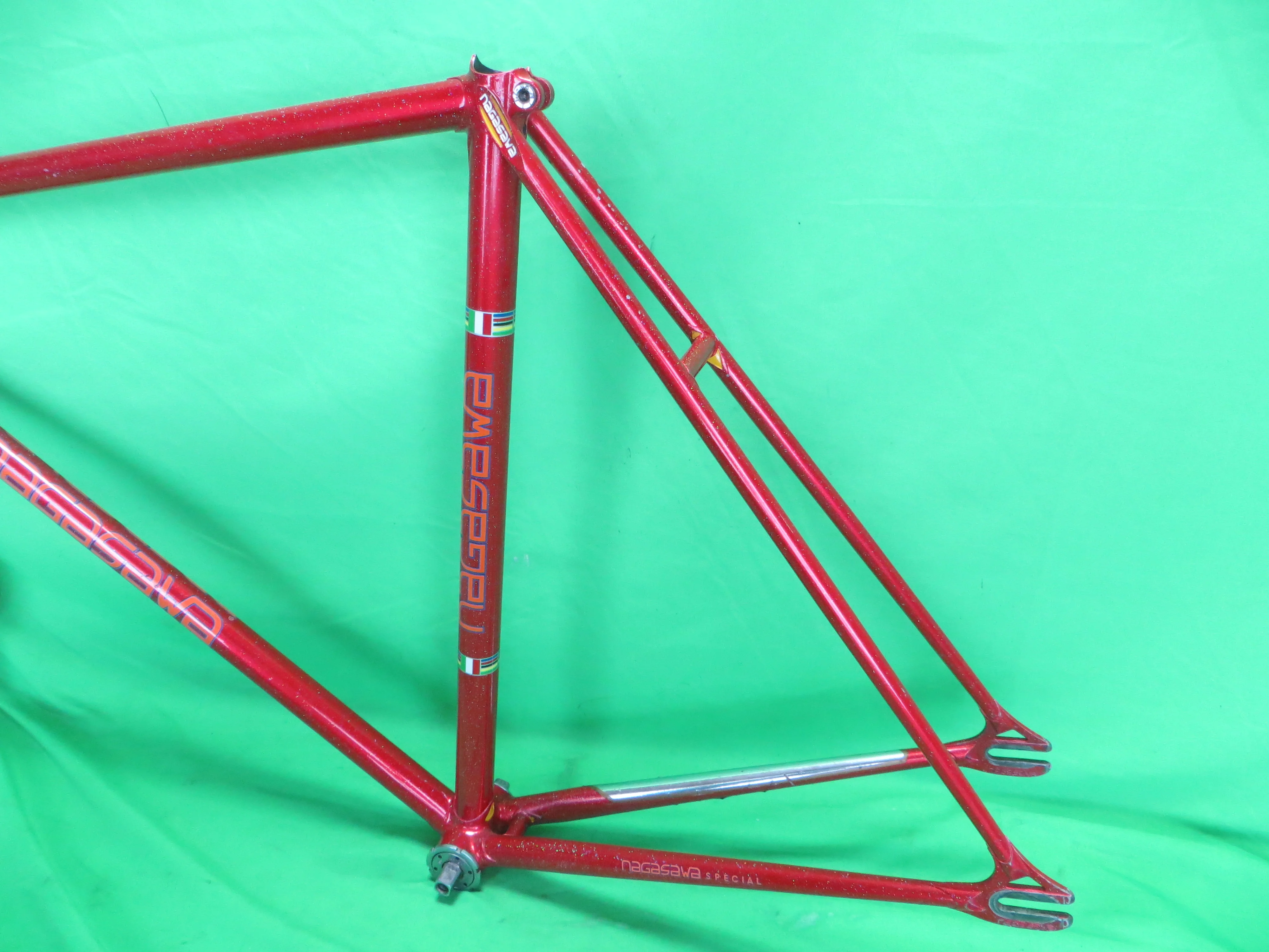 Nagasawa // Red Metallic with rainbow flake // 54.5cm #2 - Image 8
