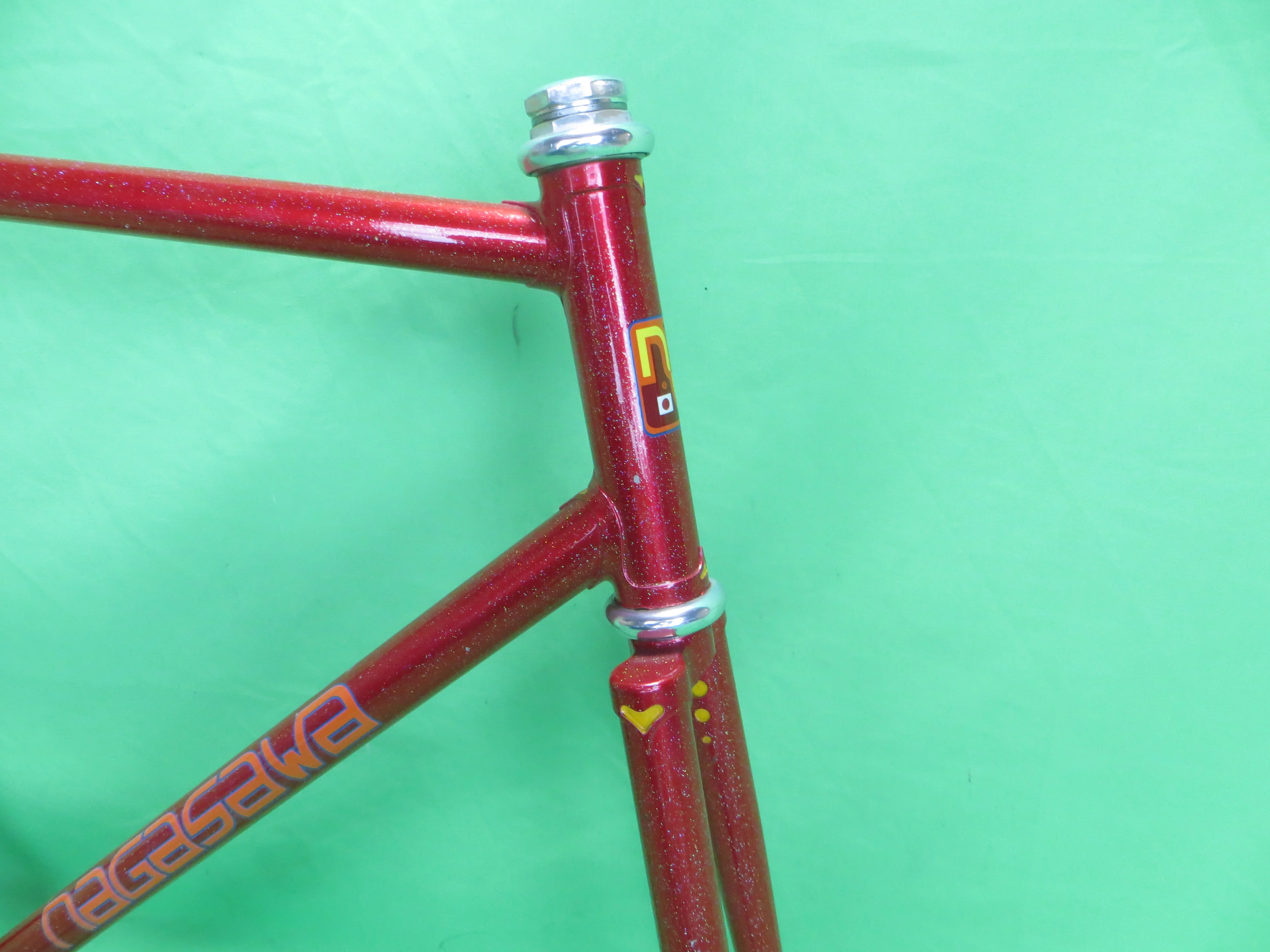 Nagasawa // Red Metallic with rainbow flake // 54.5cm #2 - Image 9