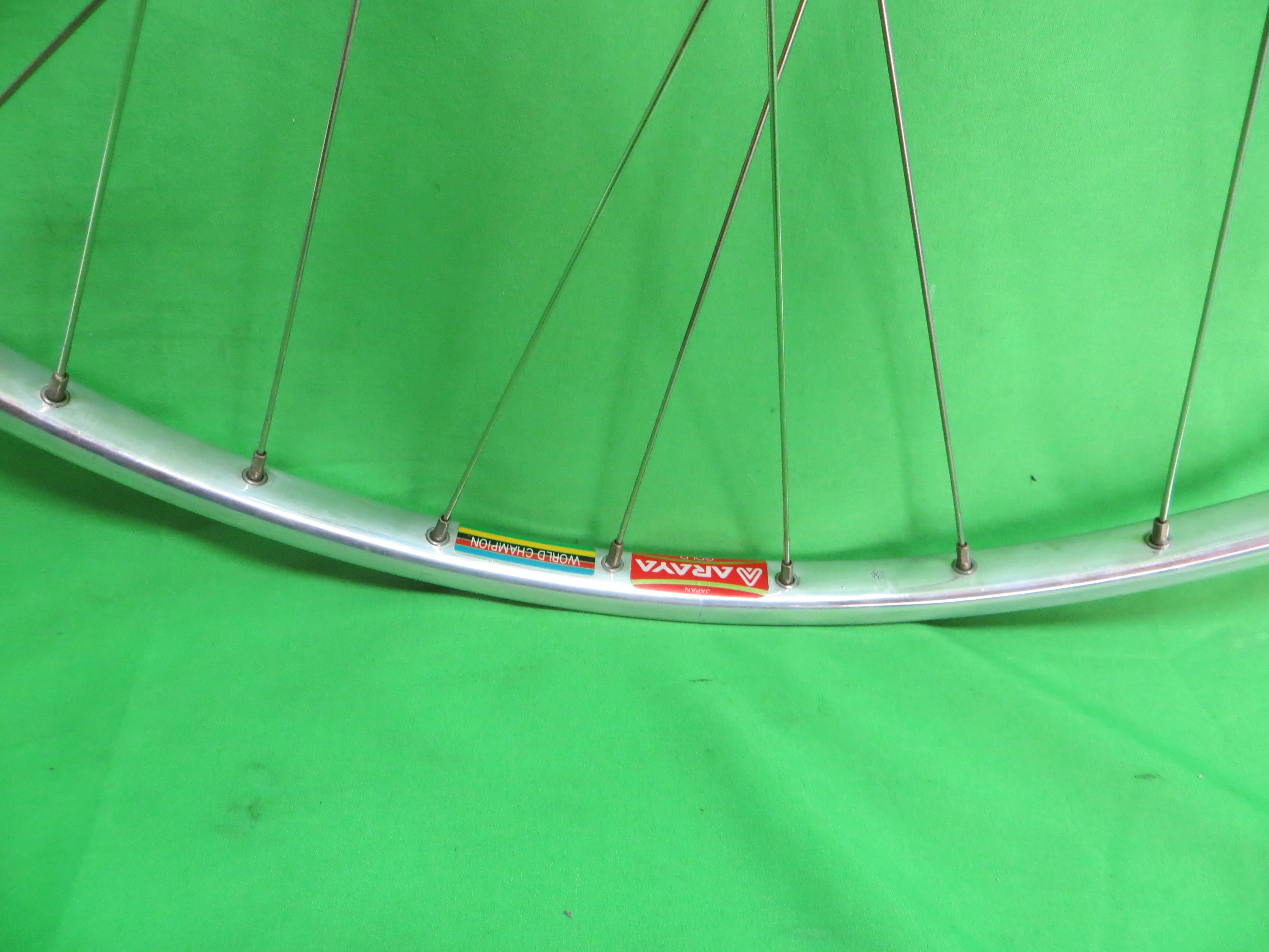 Never Used Araya Gold World Champion 16B NJS 700c Tubular Rim, SunShine Professional 36H 110mm NJS Rear Hub (25111802) - Image 7