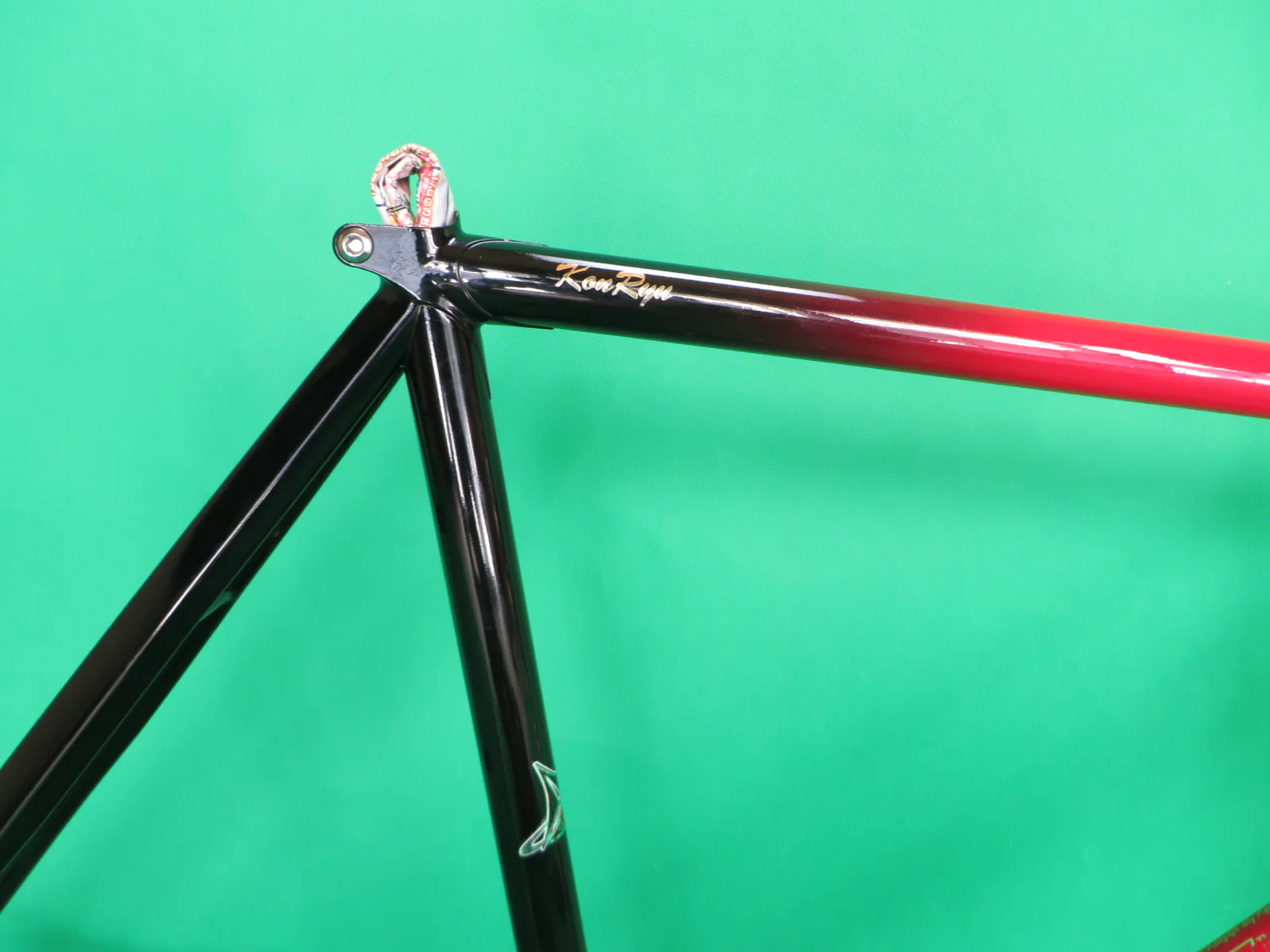 Never Used Makino Columbus Max Fork/  Reynolds 631 // Red / Black Fade // 52.5cm - Image 12