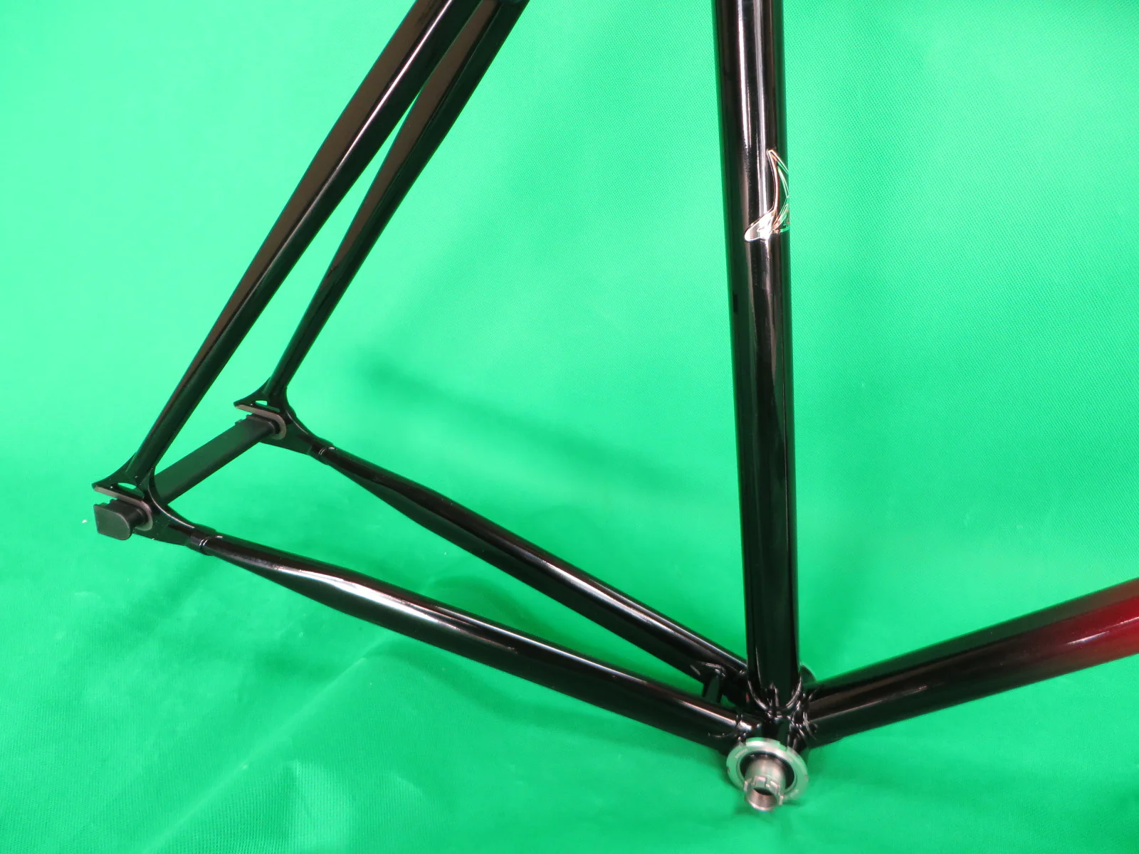 Never Used Makino Columbus Max Fork/  Reynolds 631 // Red / Black Fade // 52.5cm - Image 14