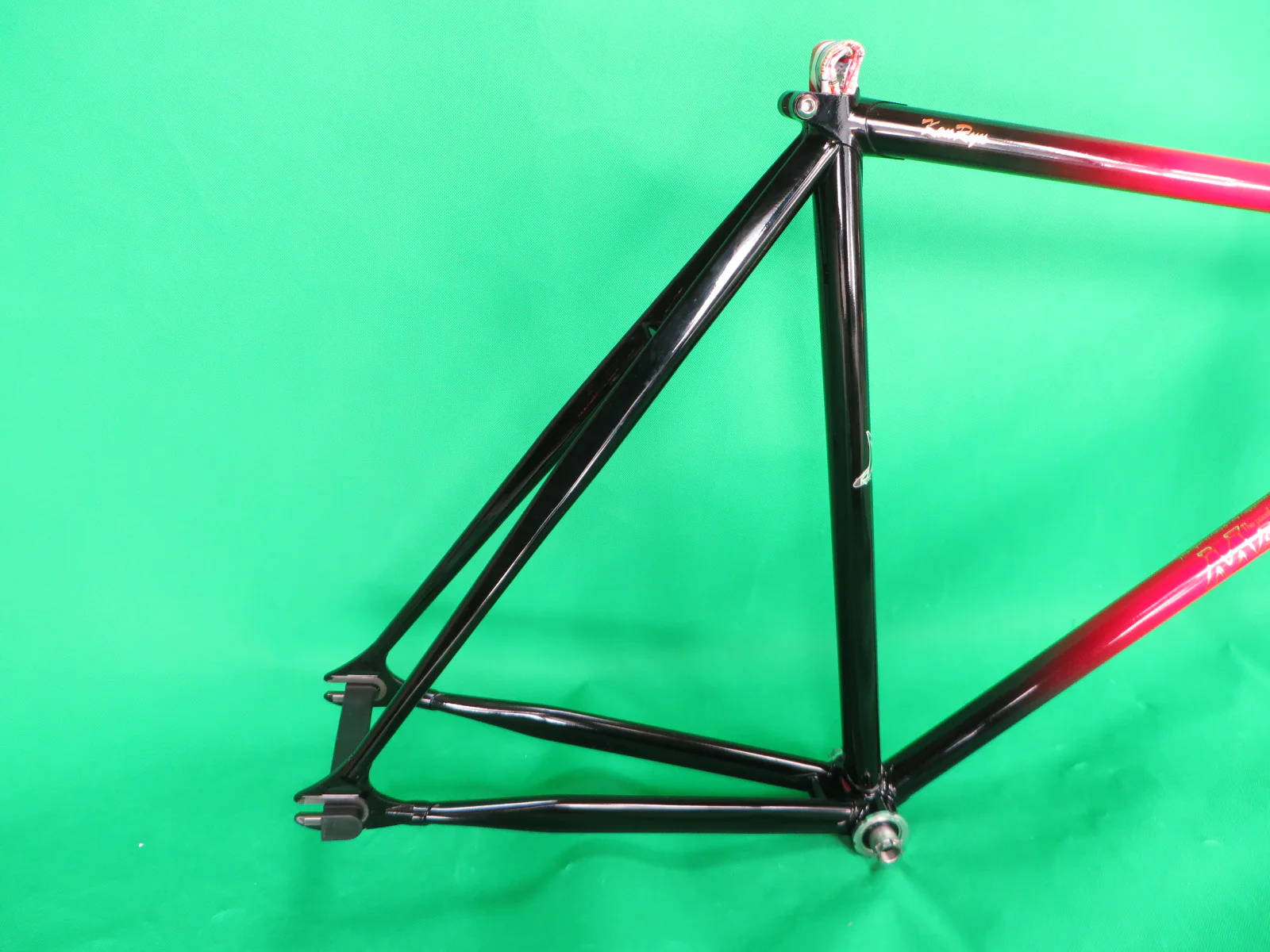 Never Used Makino Columbus Max Fork/  Reynolds 631 // Red / Black Fade // 52.5cm - Image 15