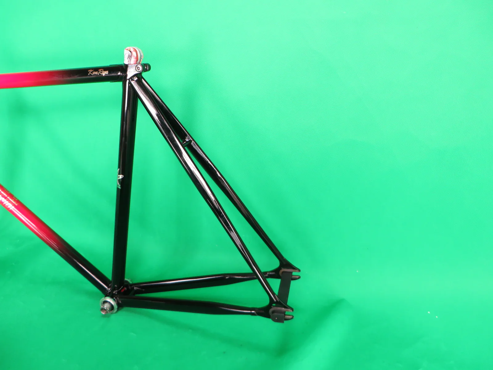Never Used Makino Columbus Max Fork/  Reynolds 631 // Red / Black Fade // 52.5cm - Image 8