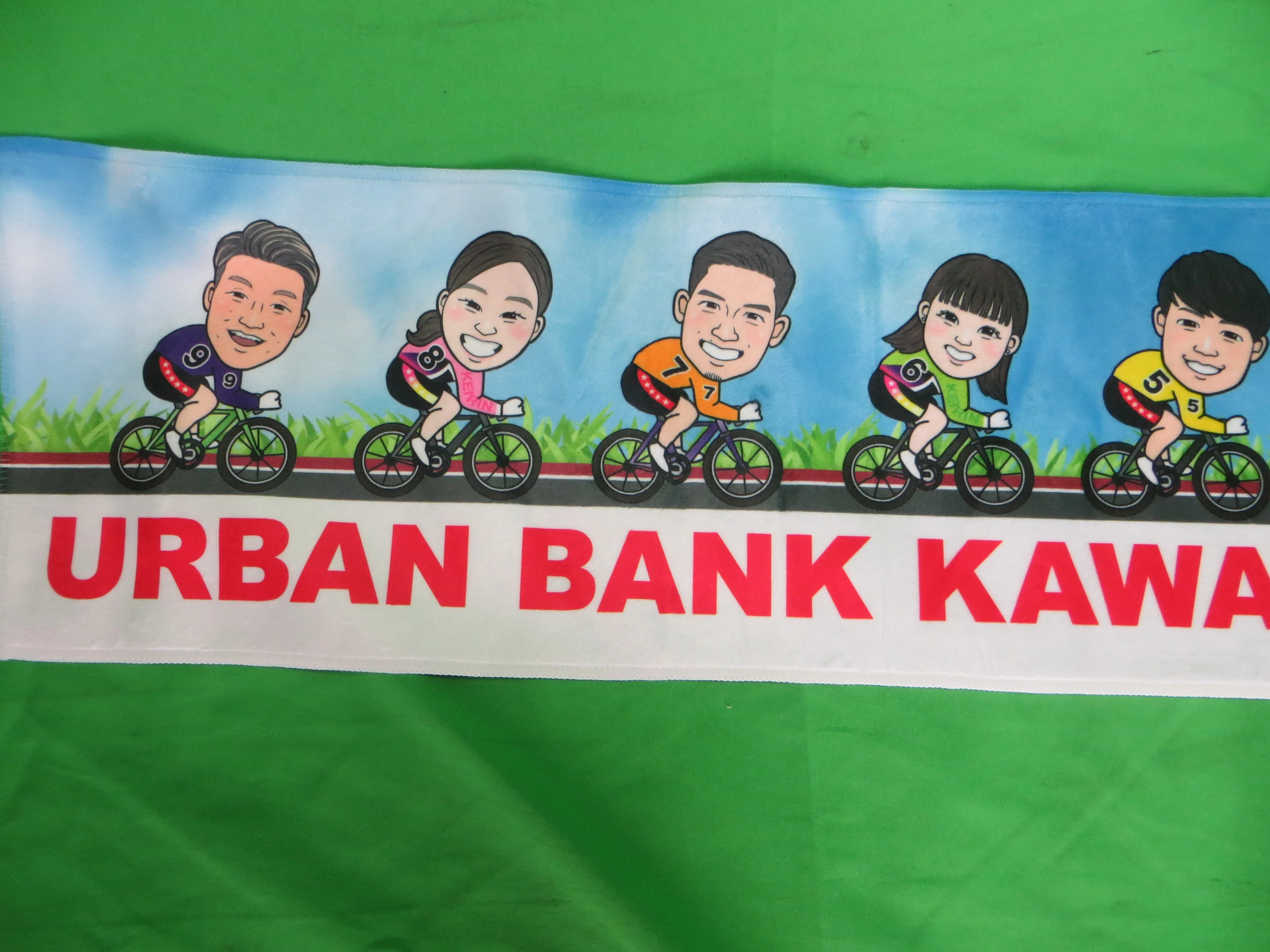Never Used Official Kawasaki Keirin Hand Towel /250716 - Image 2