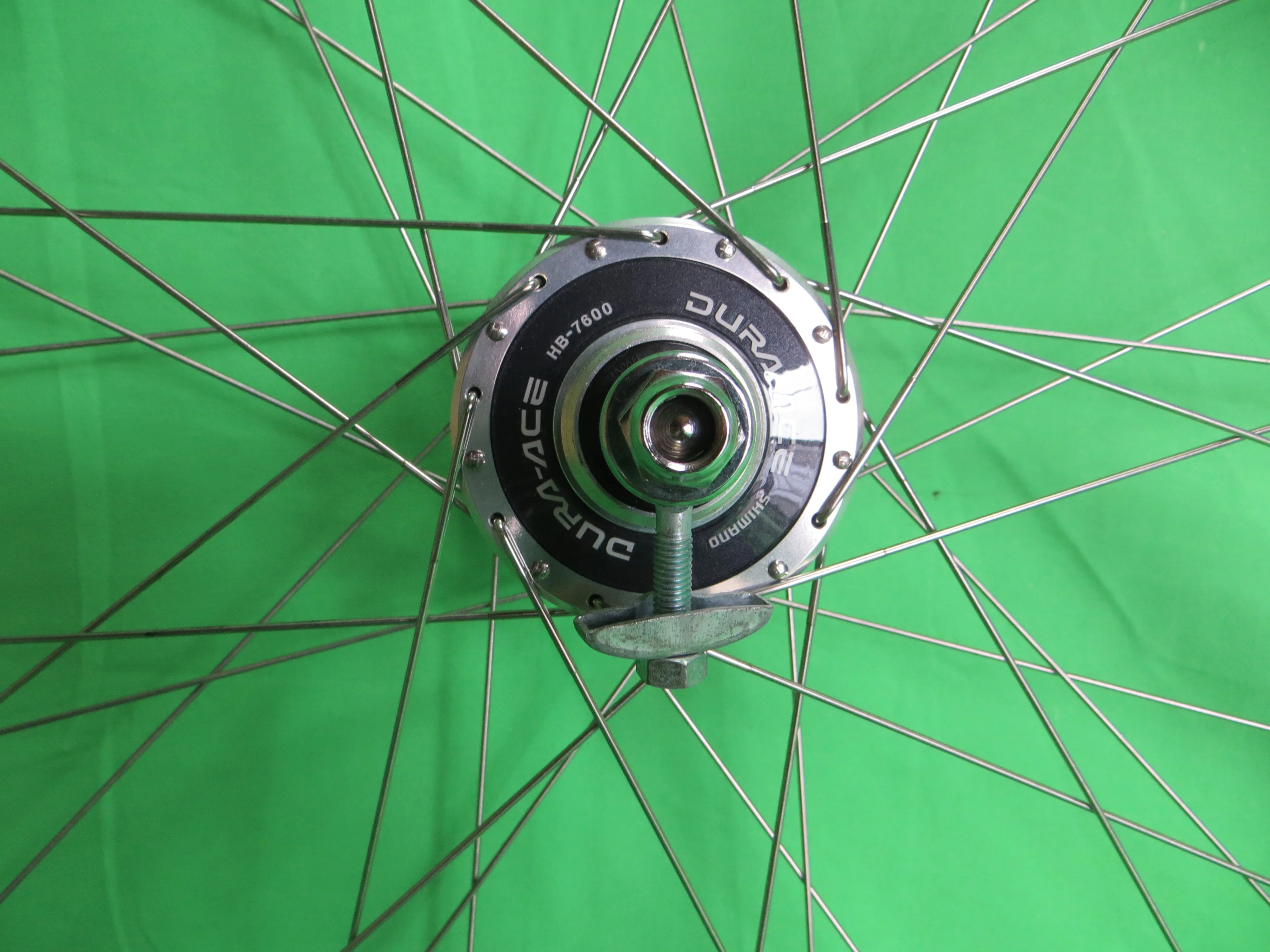 Never Used X Keymet XR240 700c Clincher, Shiimano Dura Ace HB-7600 110mm Rear NJS Hub, Vittoria Zaffiro 23c Tire /26050301 - Image 5