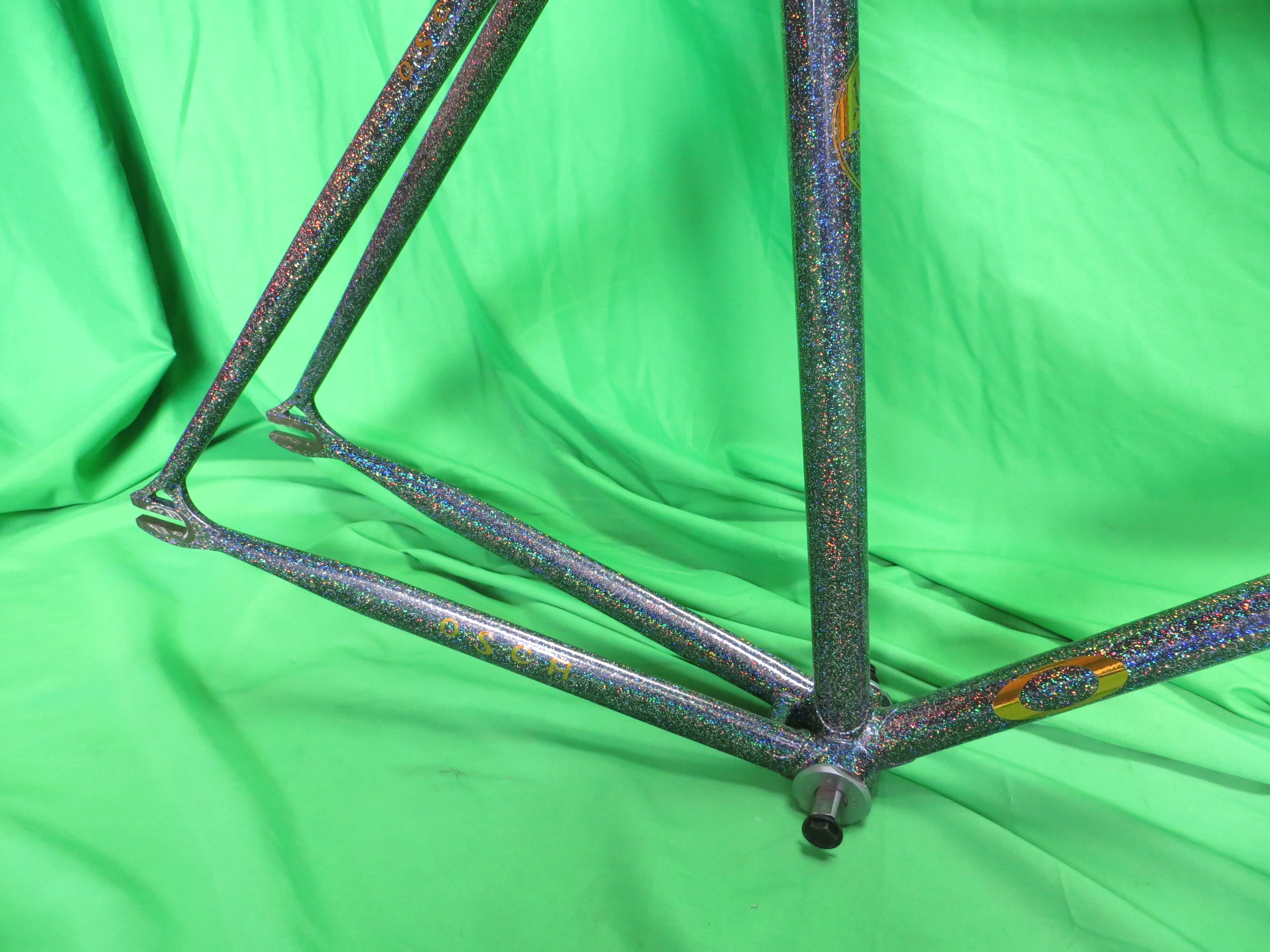 OSCA Columbus Max Fork // Black with Super Rainbow Flake // 52.5cm - Image 14