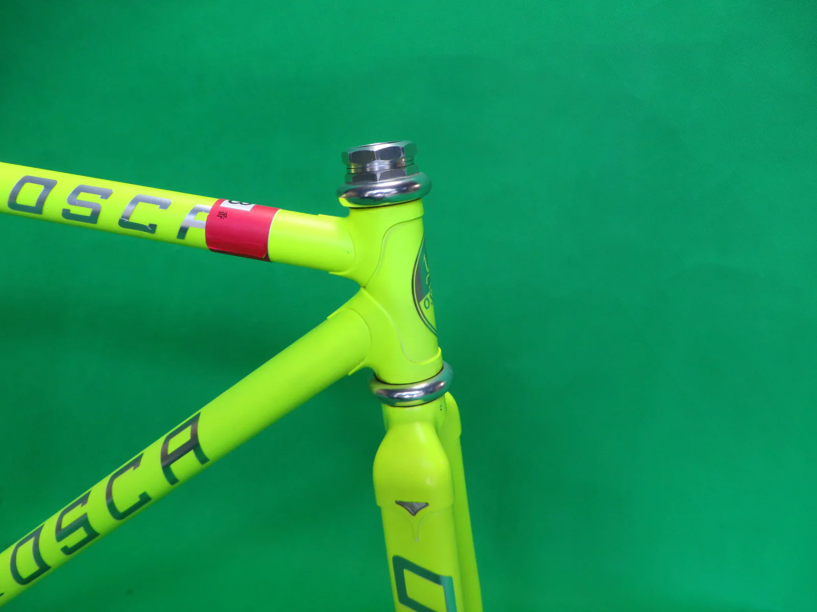 OSCA Columbus Max Fork // Matte Neon Yellow / Matte Silver Two Tone // 49cm - Image 9