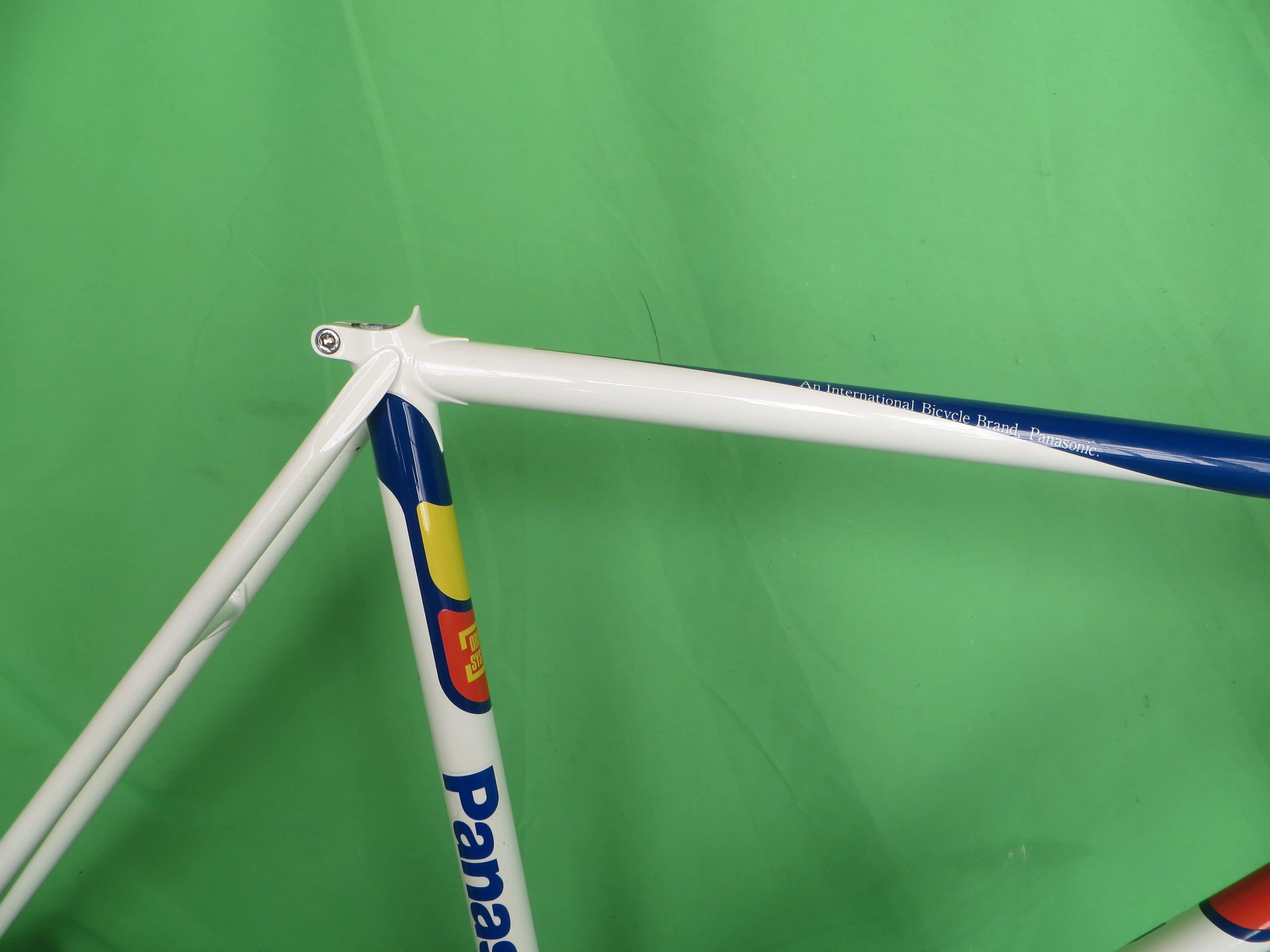Panasonic Chrome Plated Fork Kaisei 8630R // Blue White Two Tone // 52cm - Image 12