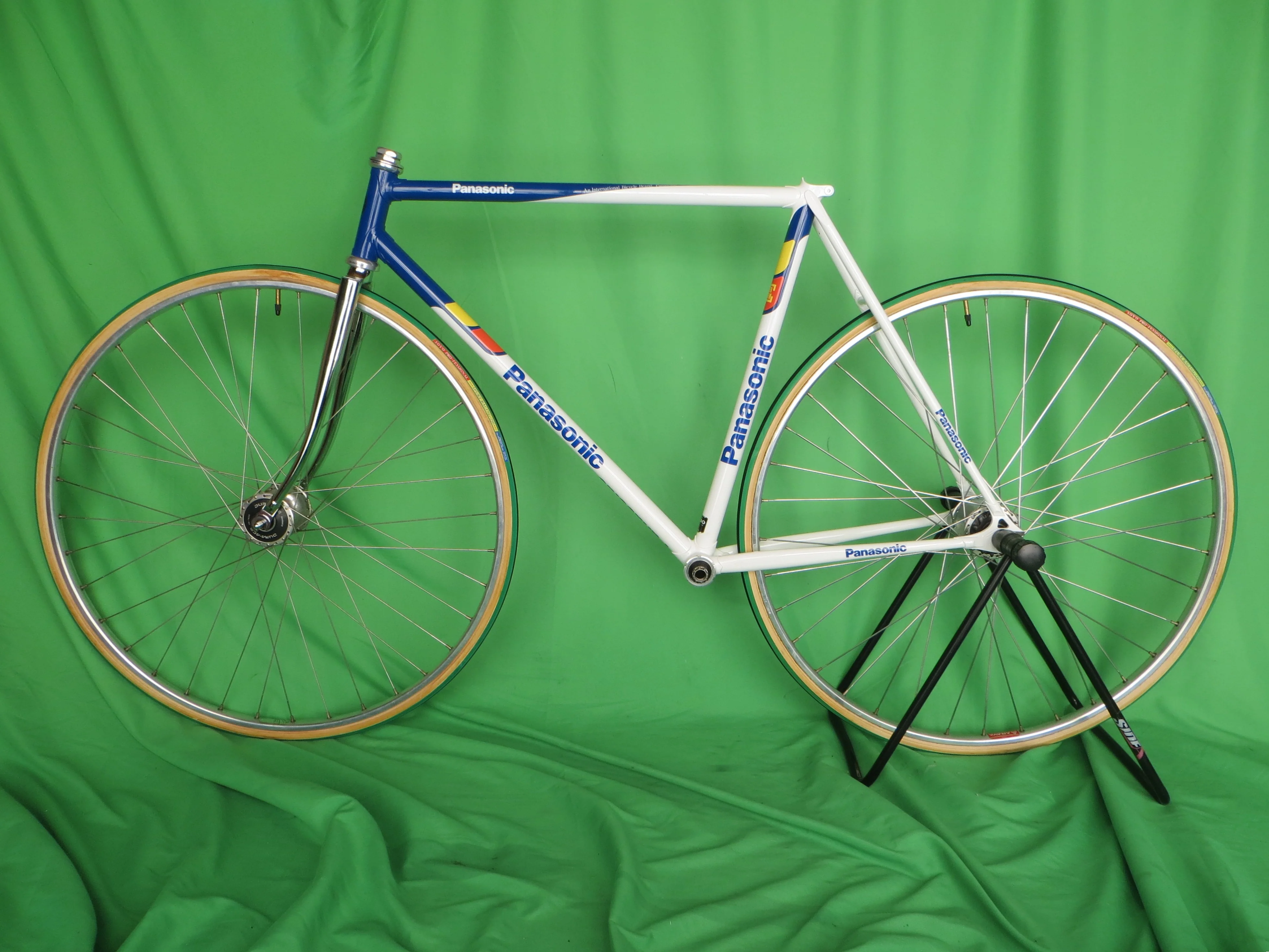 Panasonic Chrome Plated Fork Kaisei 8630R // Blue White Two Tone // 52cm - Image 16