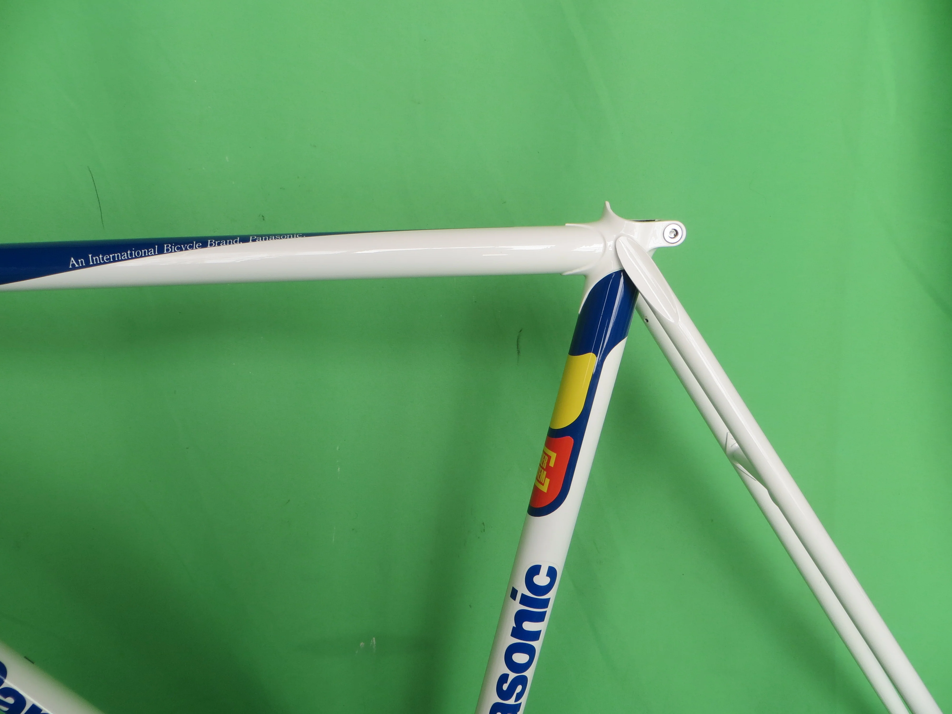 Panasonic Chrome Plated Fork Kaisei 8630R // Blue White Two Tone // 52cm - Image 5