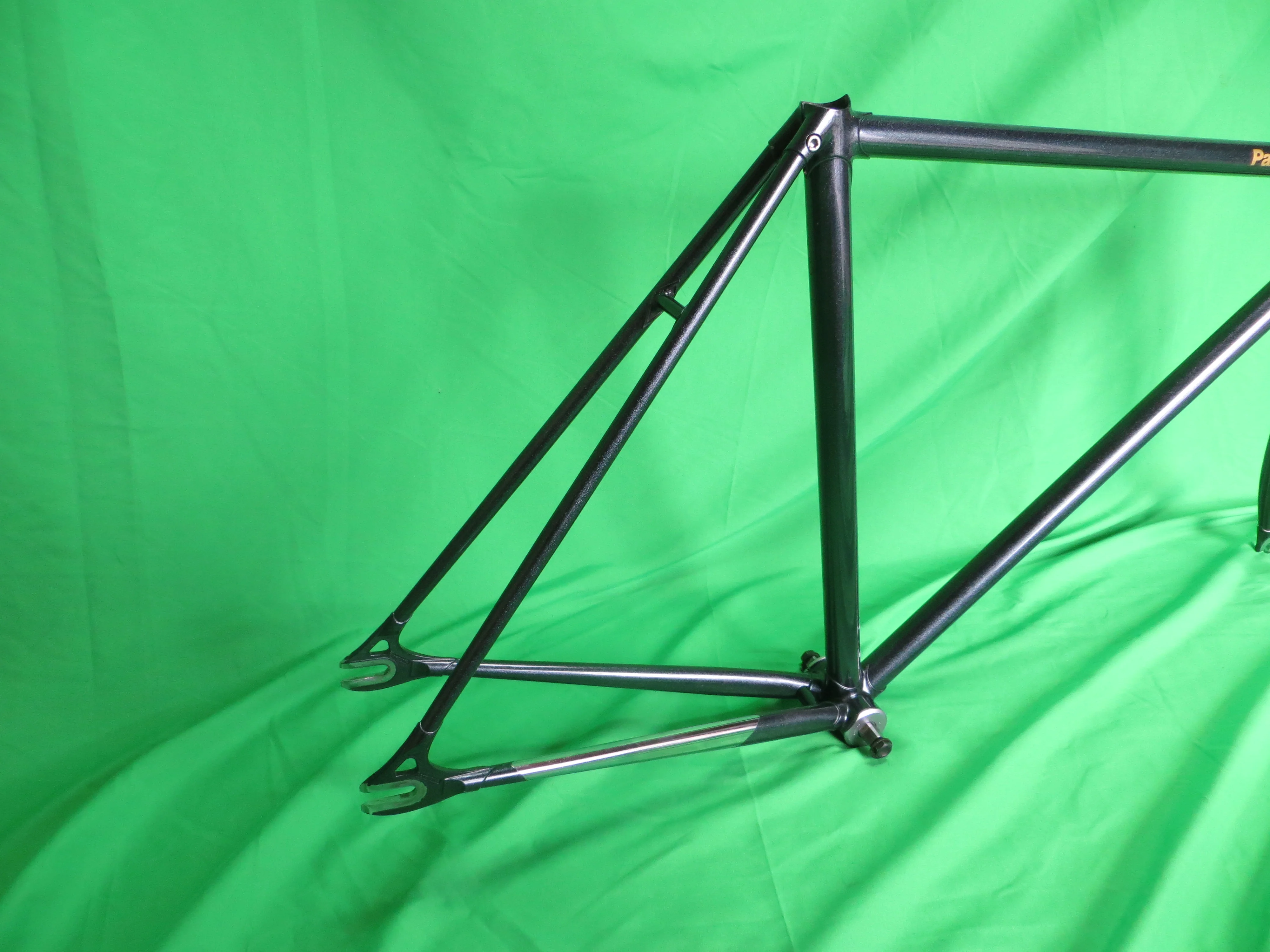 Panasonic Columbus Max Fork // Blue Dark Gray with Fine Rainbow Flake // 50cm - Image 15