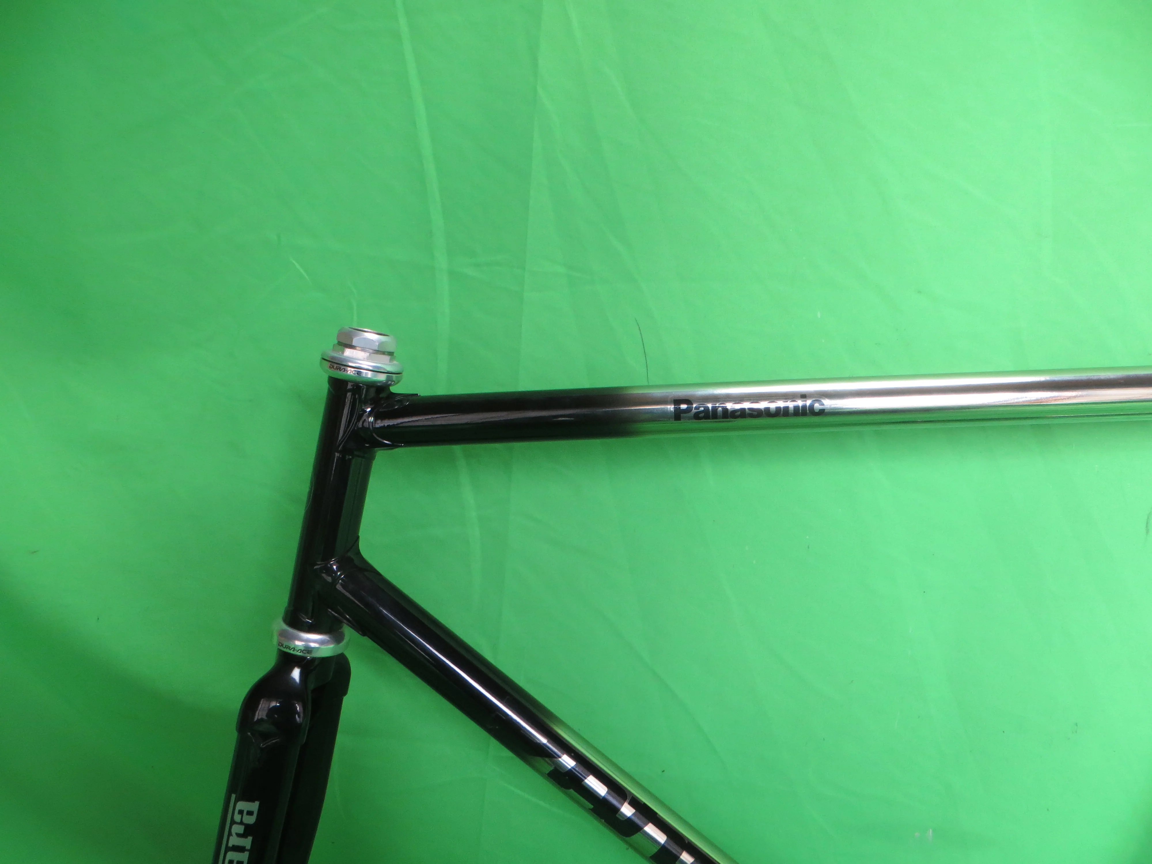 Panasonic Columbus Max Fork // Chrome Plated / Black Fade // 57cm - Image 4