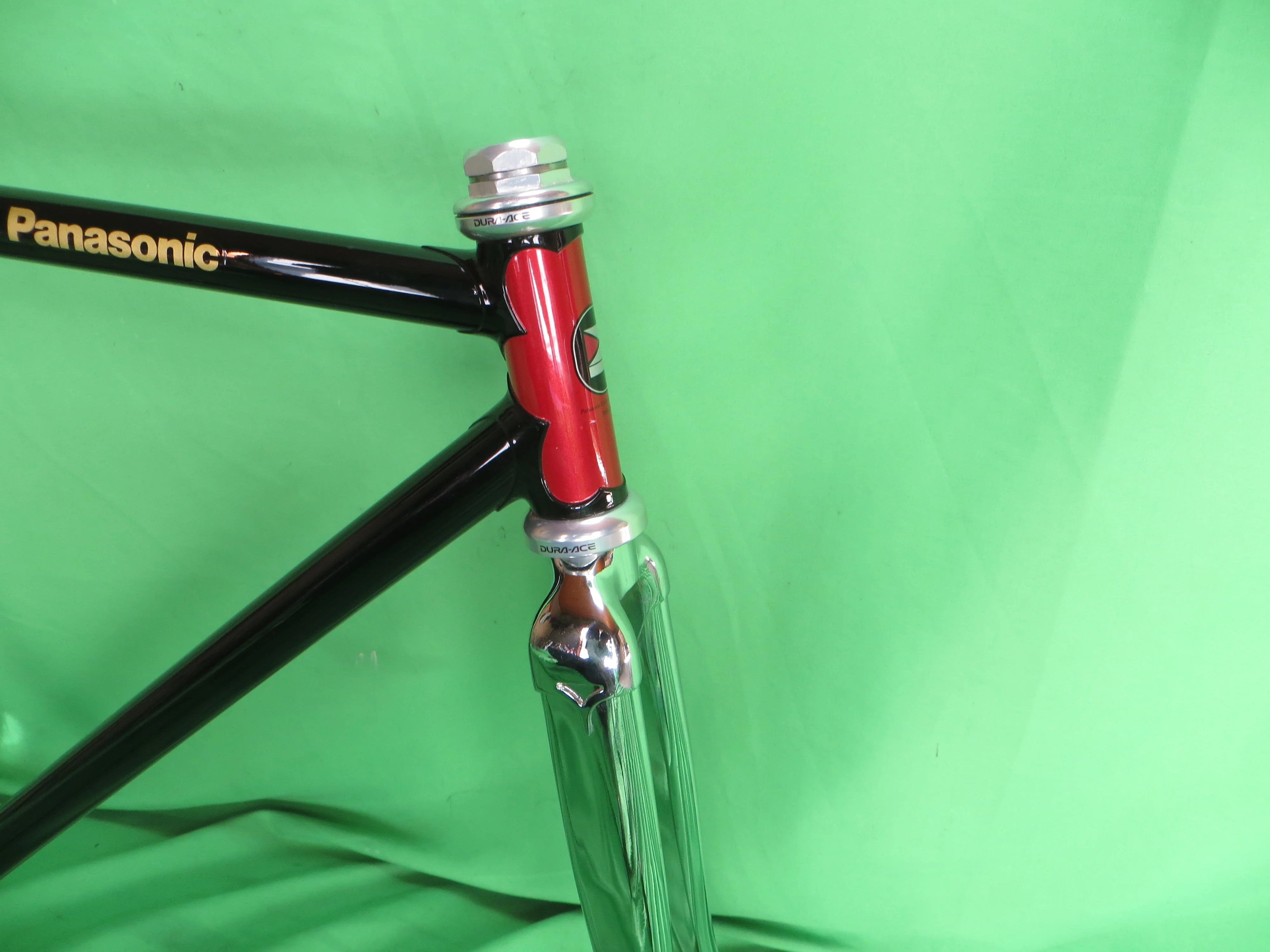 Panasonic Columbus Max Fork / Chrome Plated / Black / Red Metallic  // 51cm - Image 9