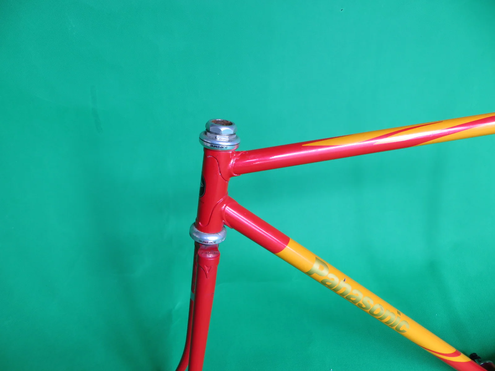 Panasonic // Red & Orange Two-Tone // 52.5cm - Image 12