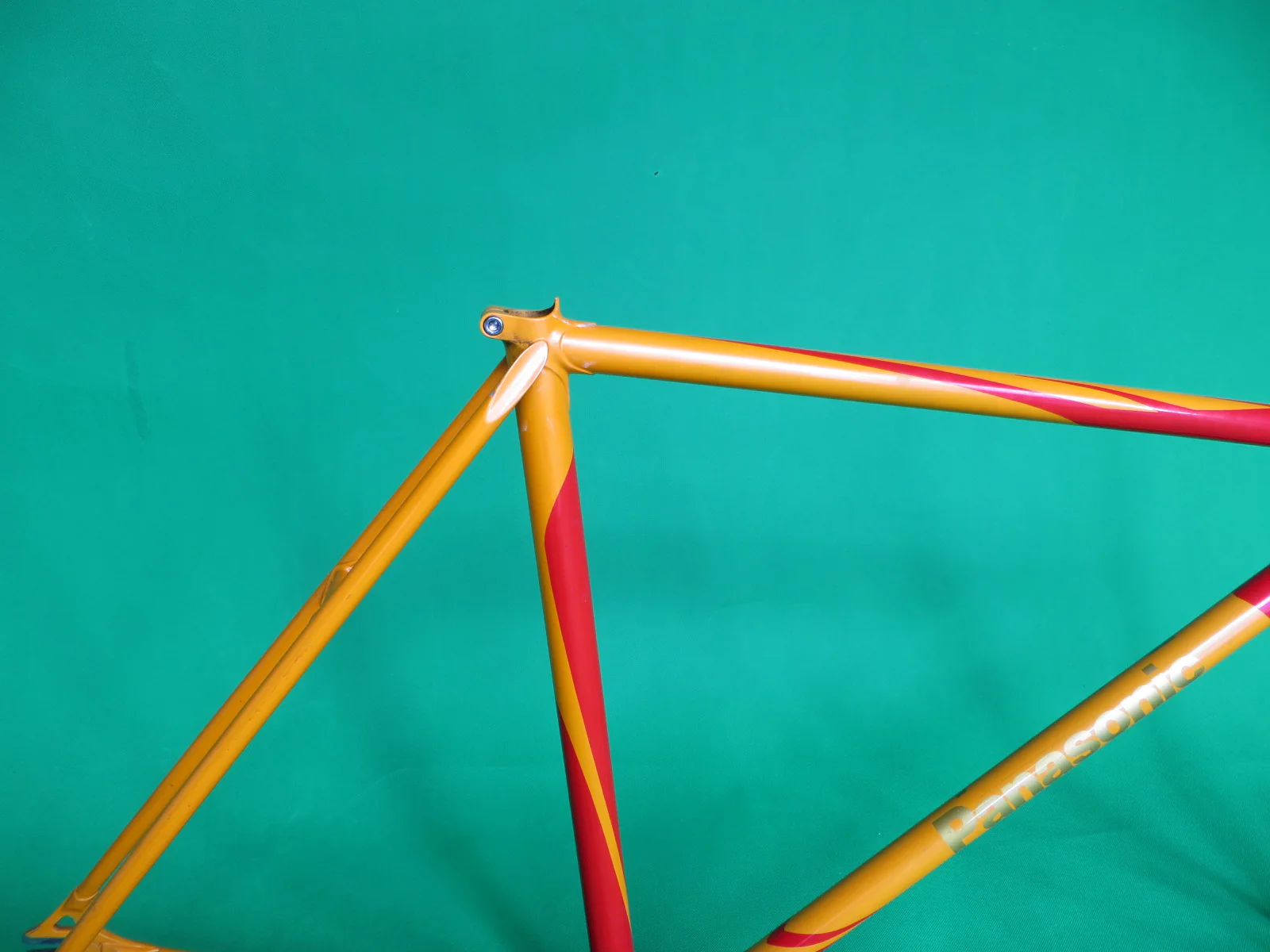 Panasonic // Red & Orange Two-Tone // 52.5cm - Image 4