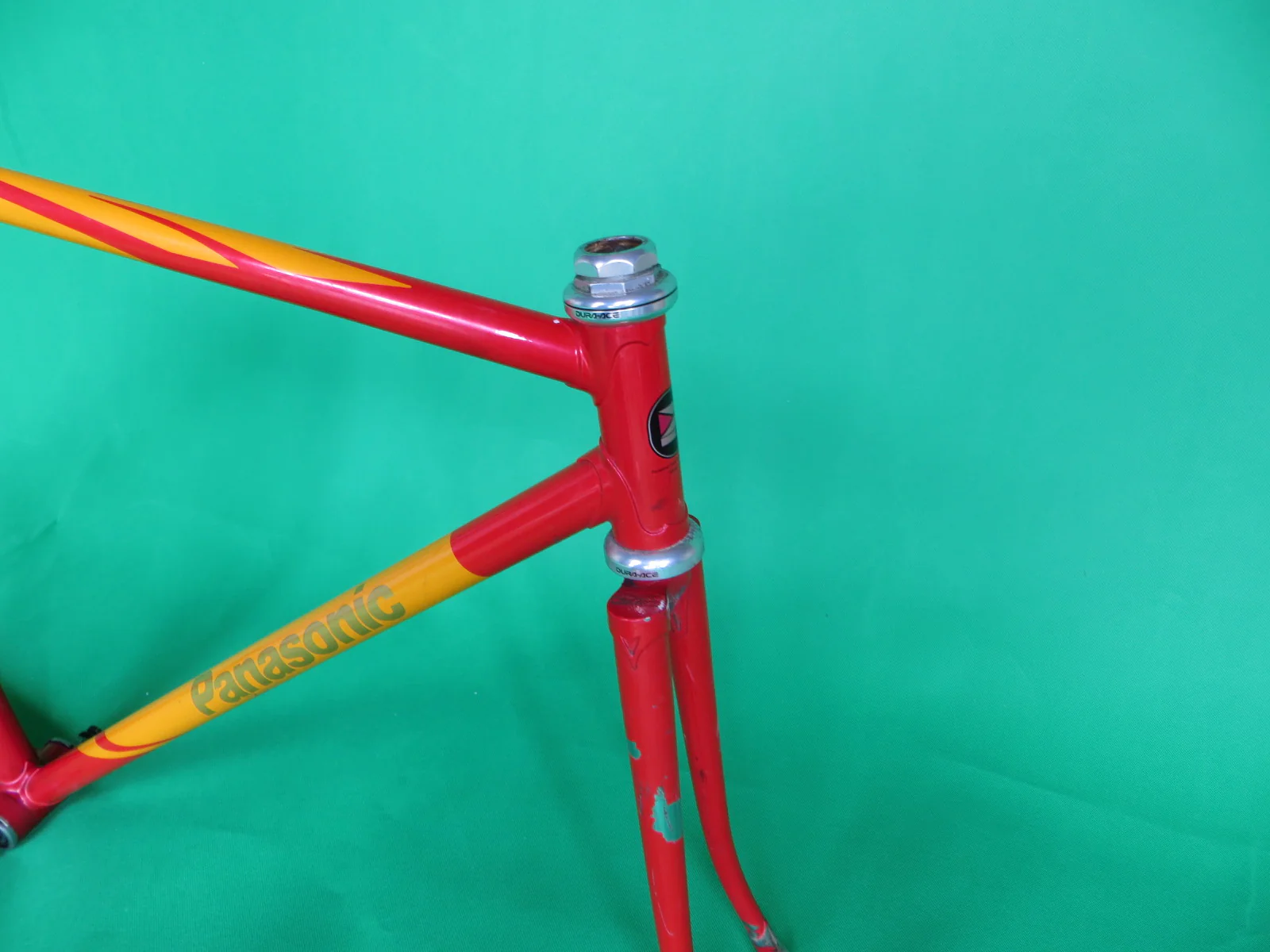 Panasonic // Red & Orange Two-Tone // 52.5cm - Image 6
