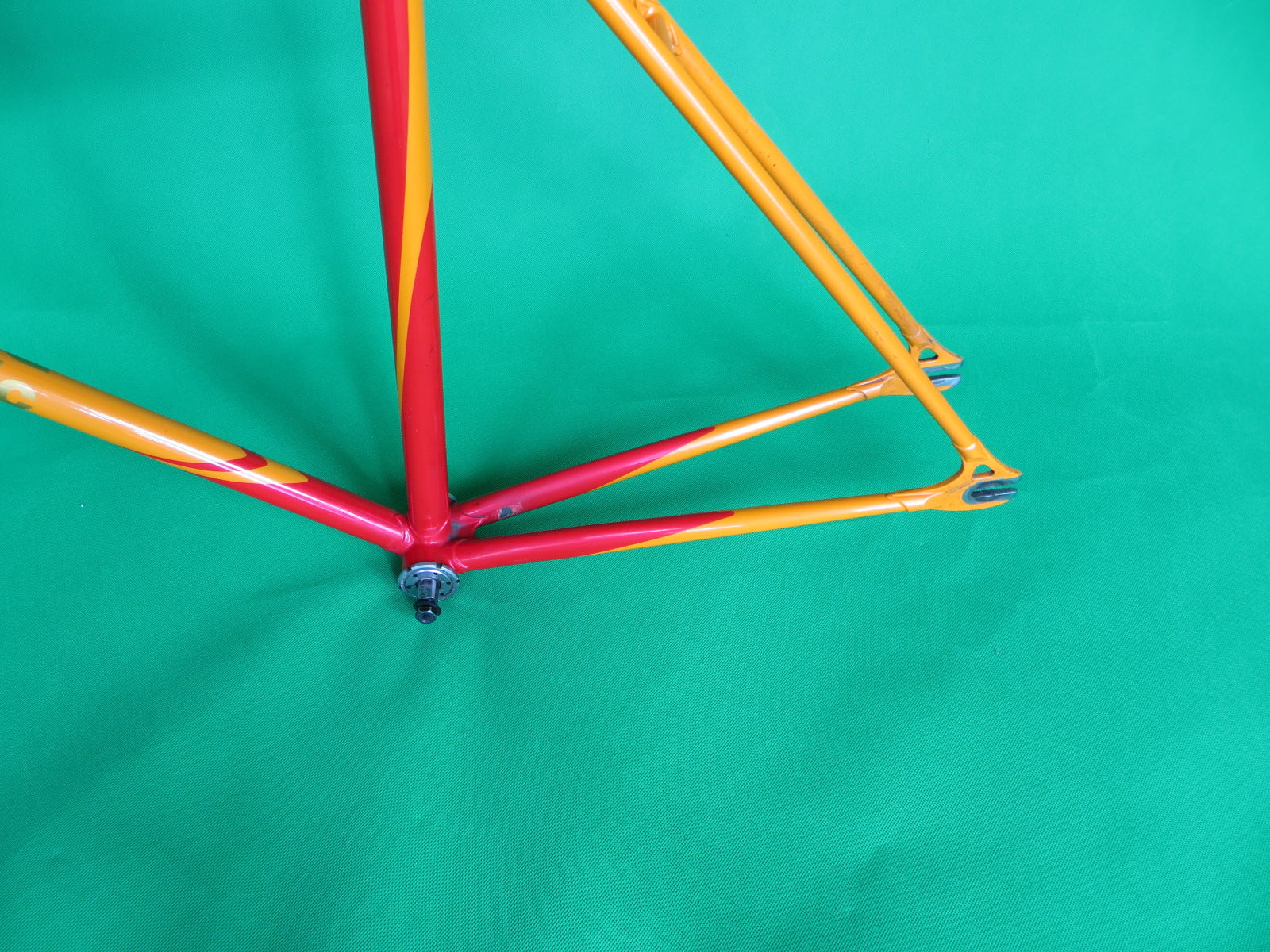 Panasonic // Red & Orange Two-Tone // 52.5cm - Image 9