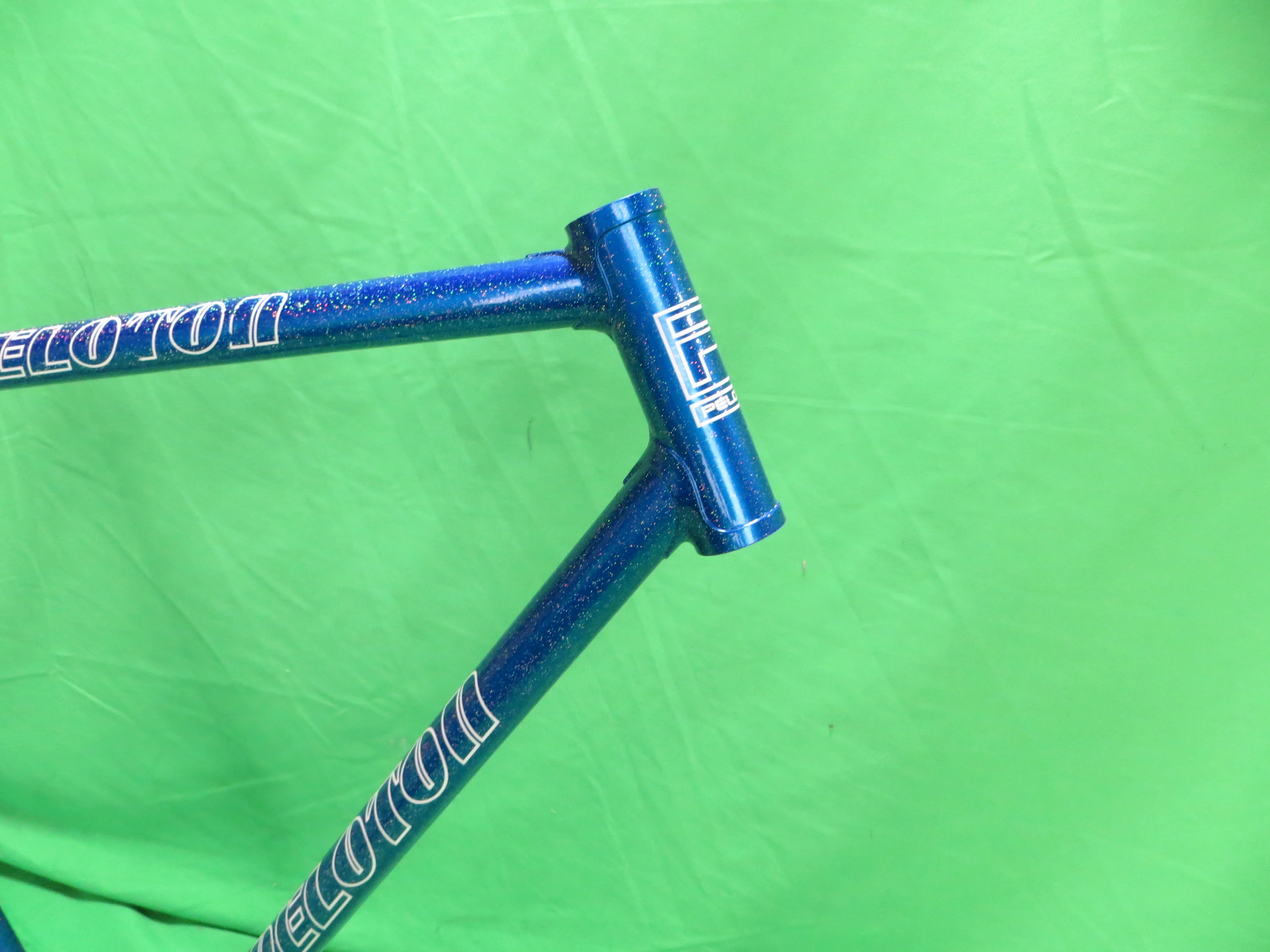 Peloton // Blue with Rainbow Flake // 52.5cm // For Repairs - Image 8
